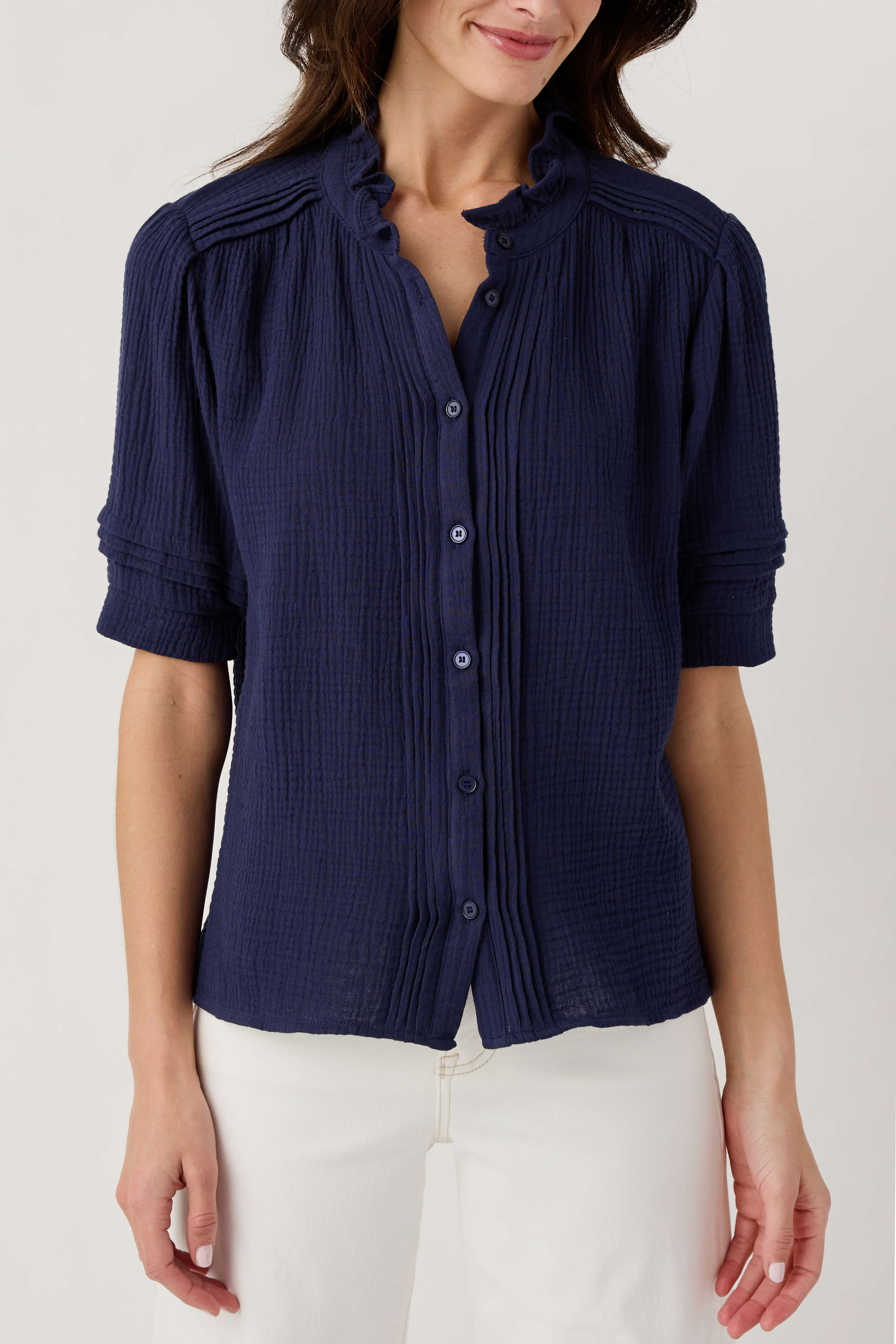 Fate Gauze Short Sleeve Top