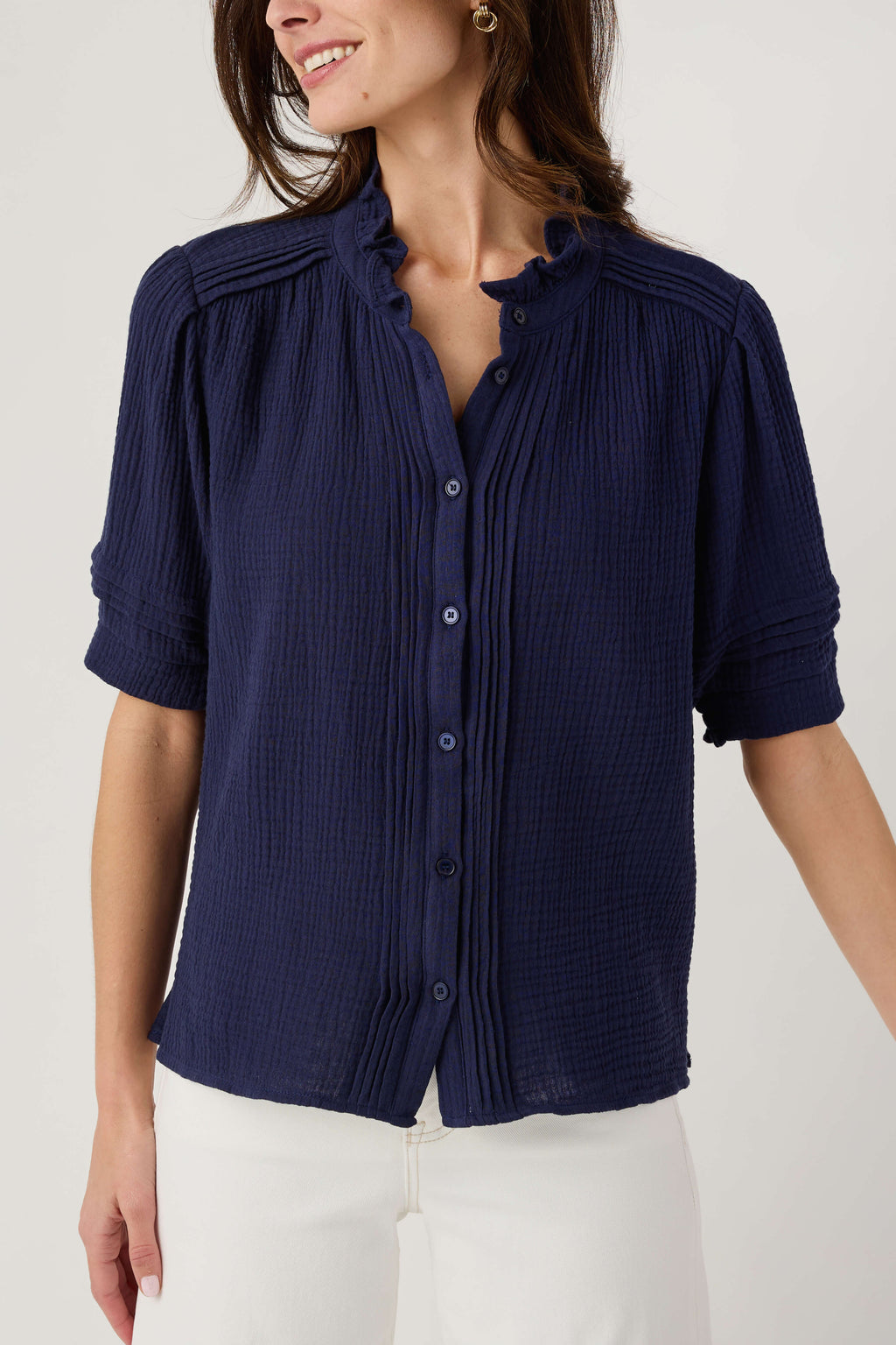 Fate Gauze Short Sleeve Top