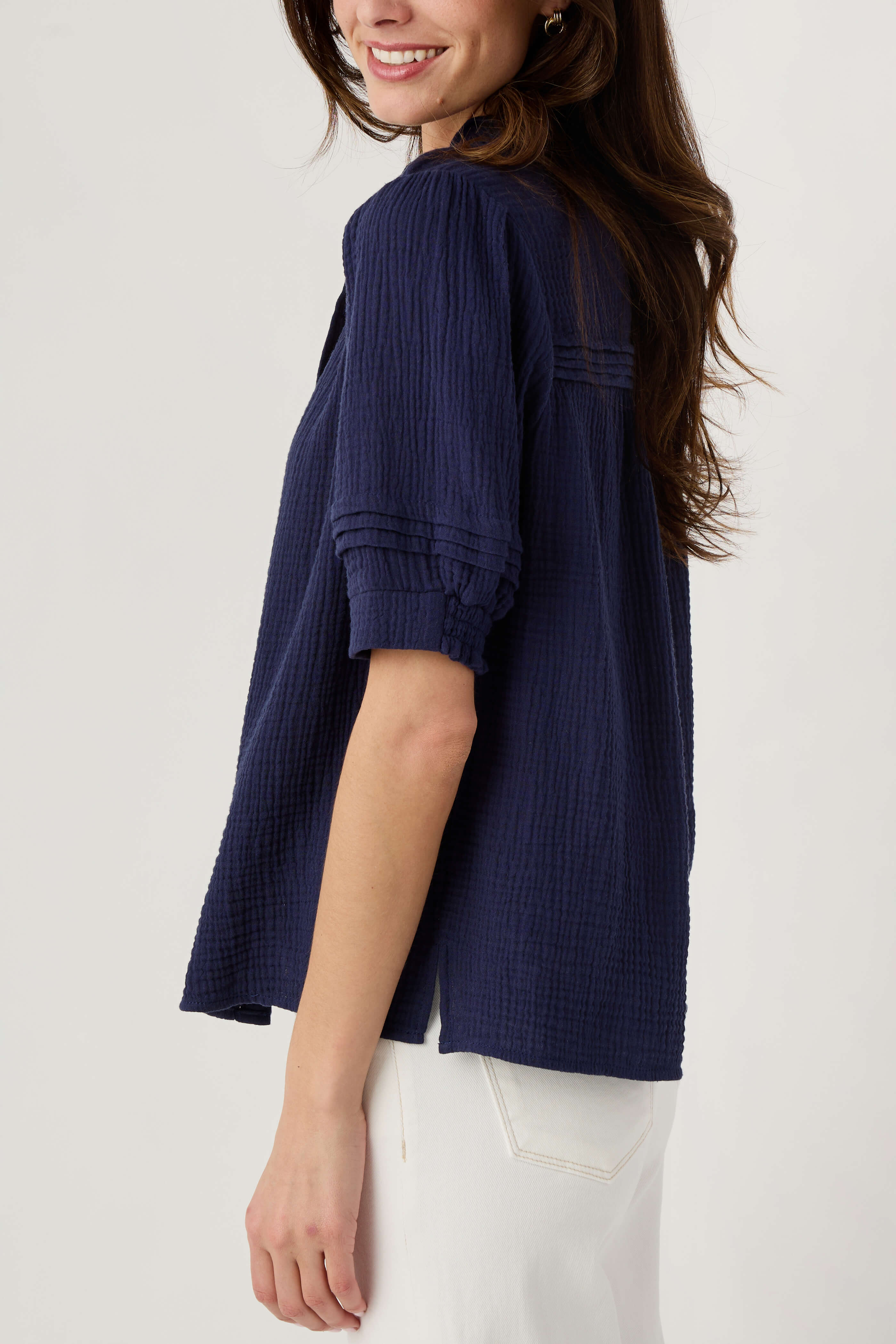 Fate Gauze Short Sleeve Top