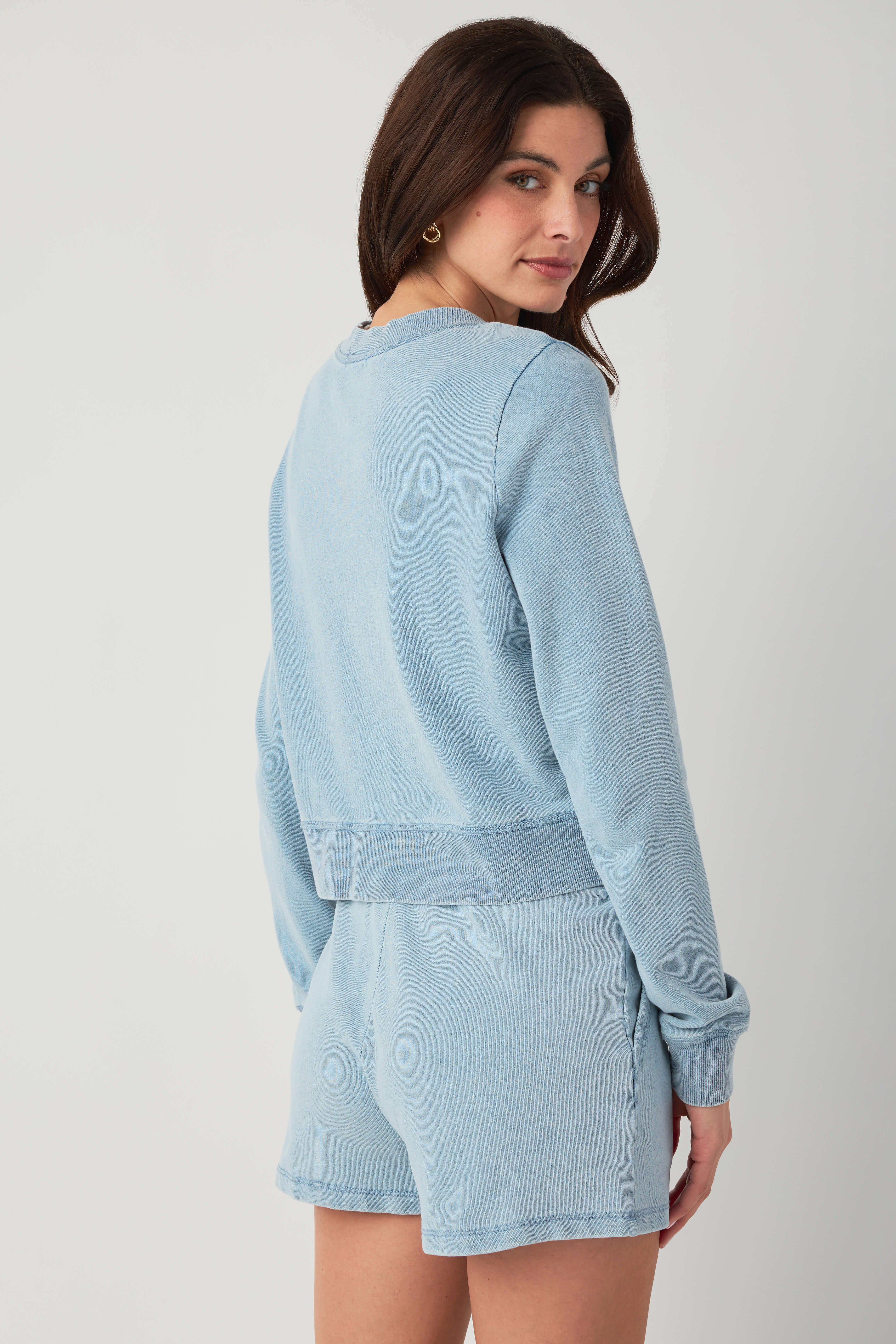 Z Supply Daily Knit Denim Cardigan