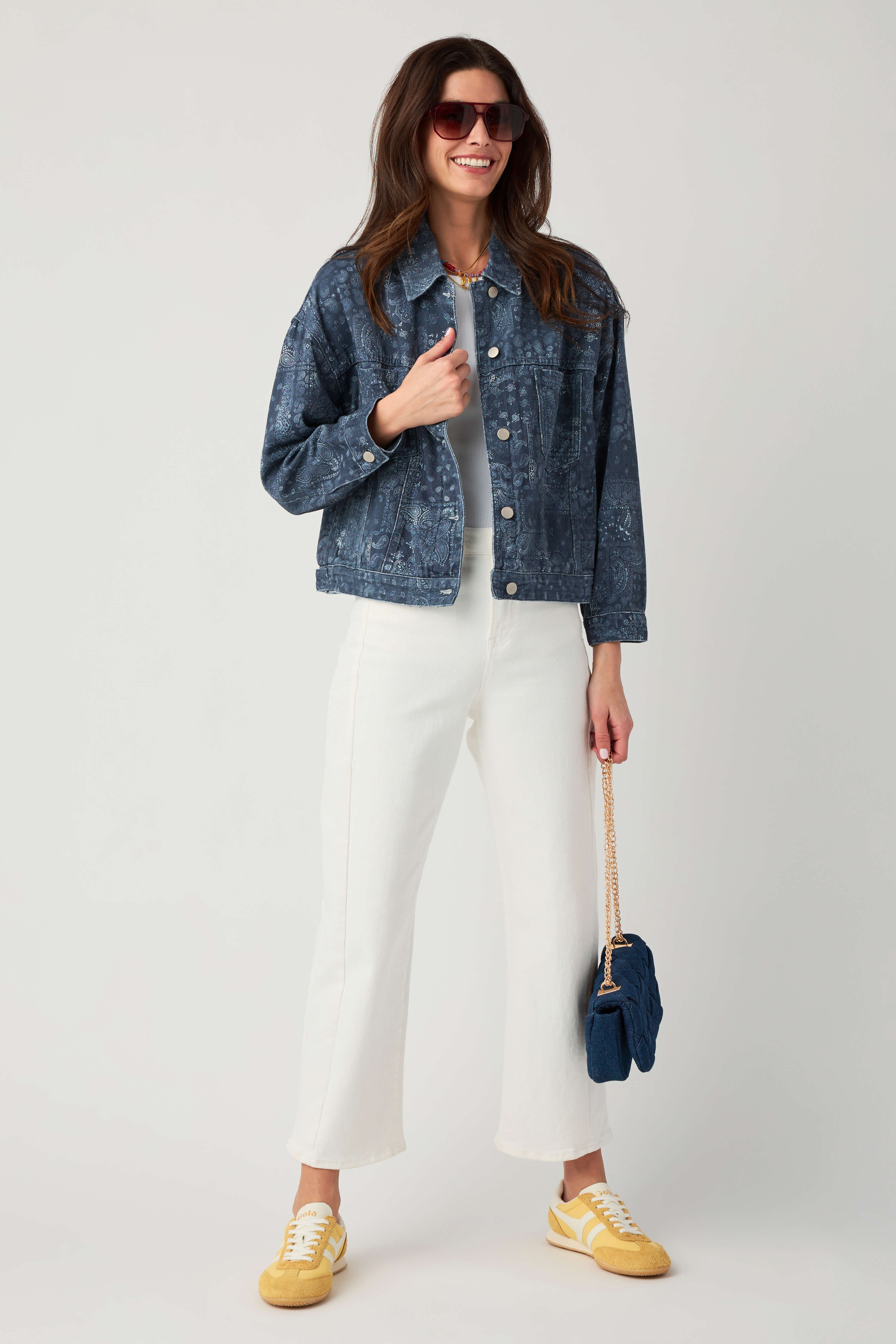 Raisonnel Washed Bandana Print Jacket