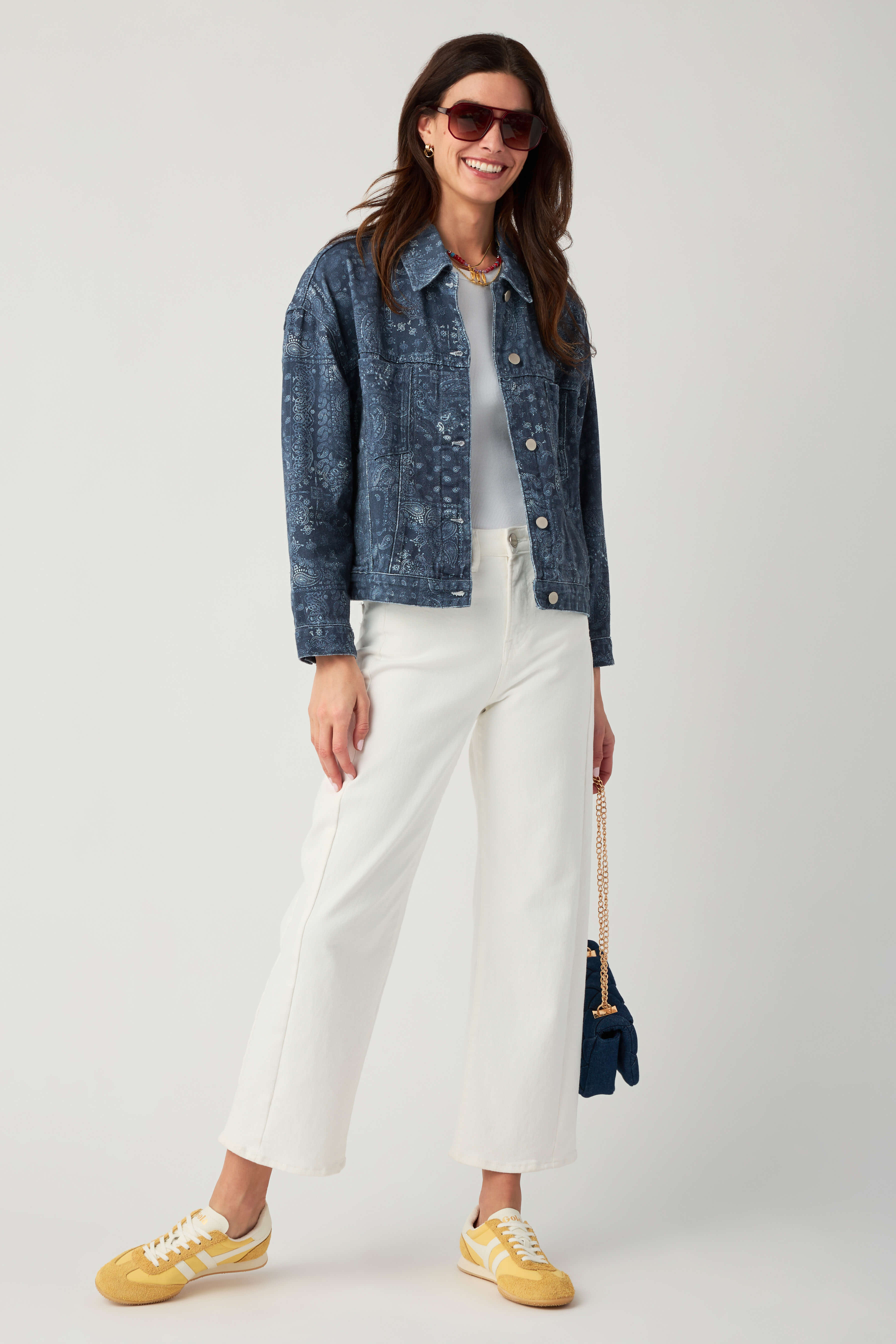 Raisonnel Washed Bandana Print Jacket
