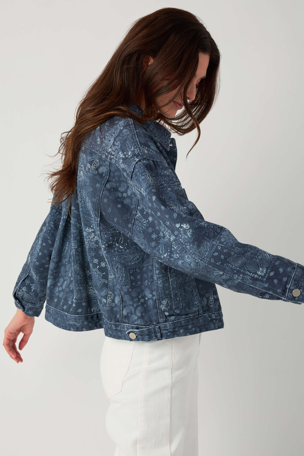 Raisonnel Washed Bandana Print Jacket