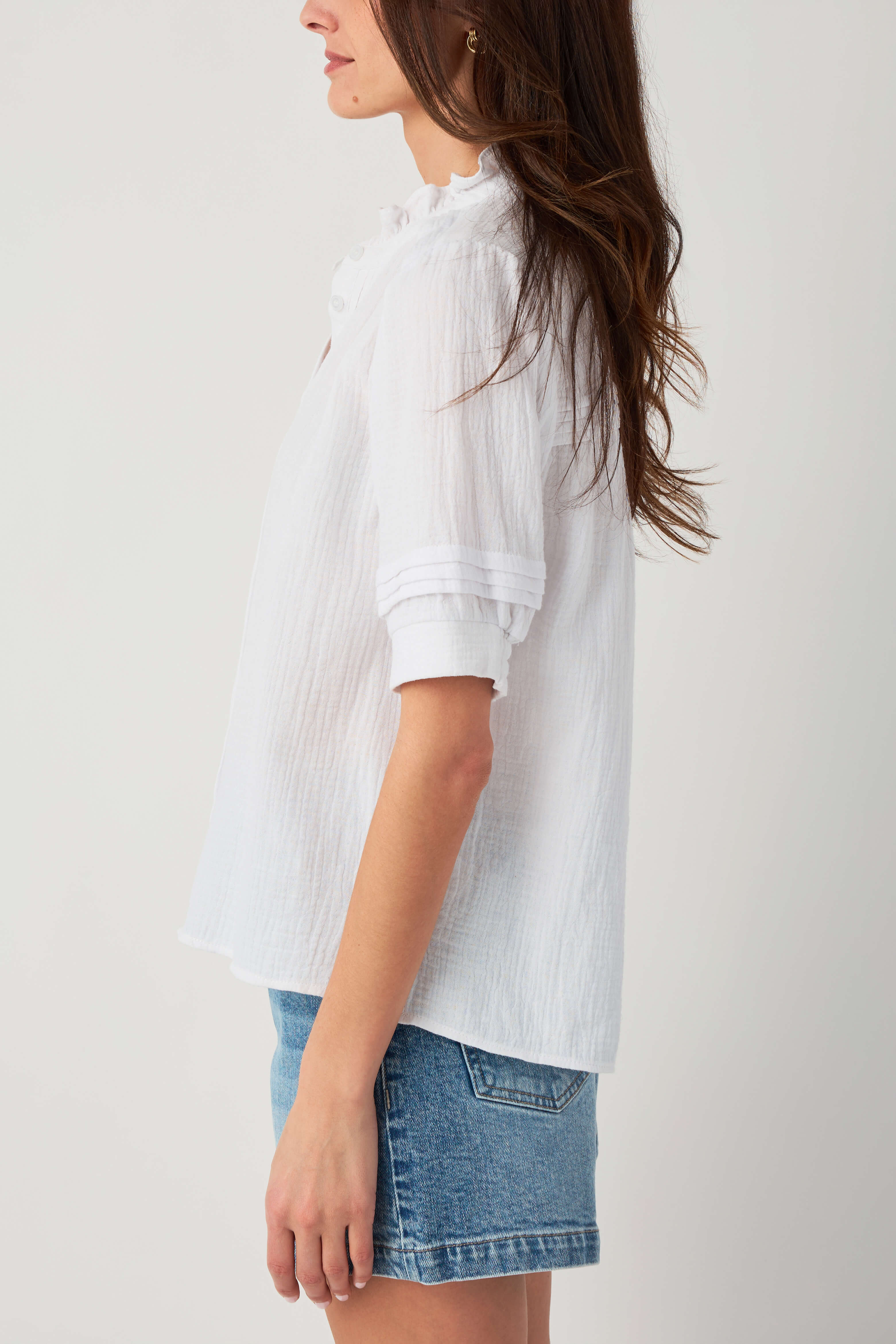 Fate Gauze Short Sleeve Top