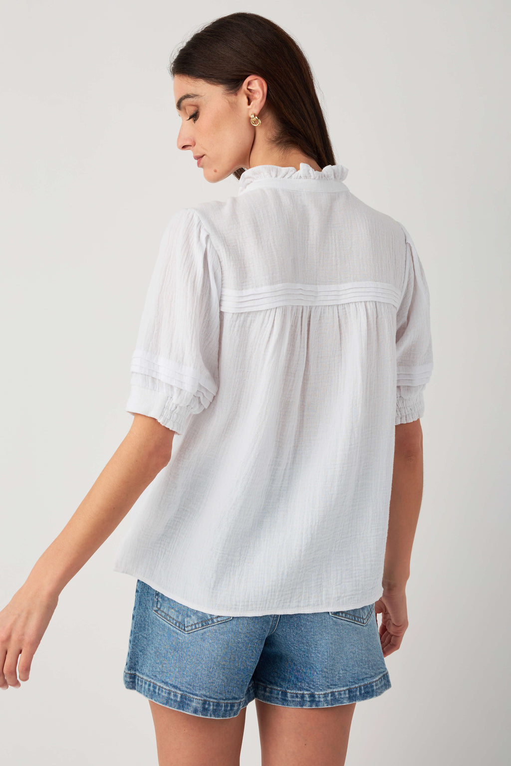 Fate Gauze Short Sleeve Top