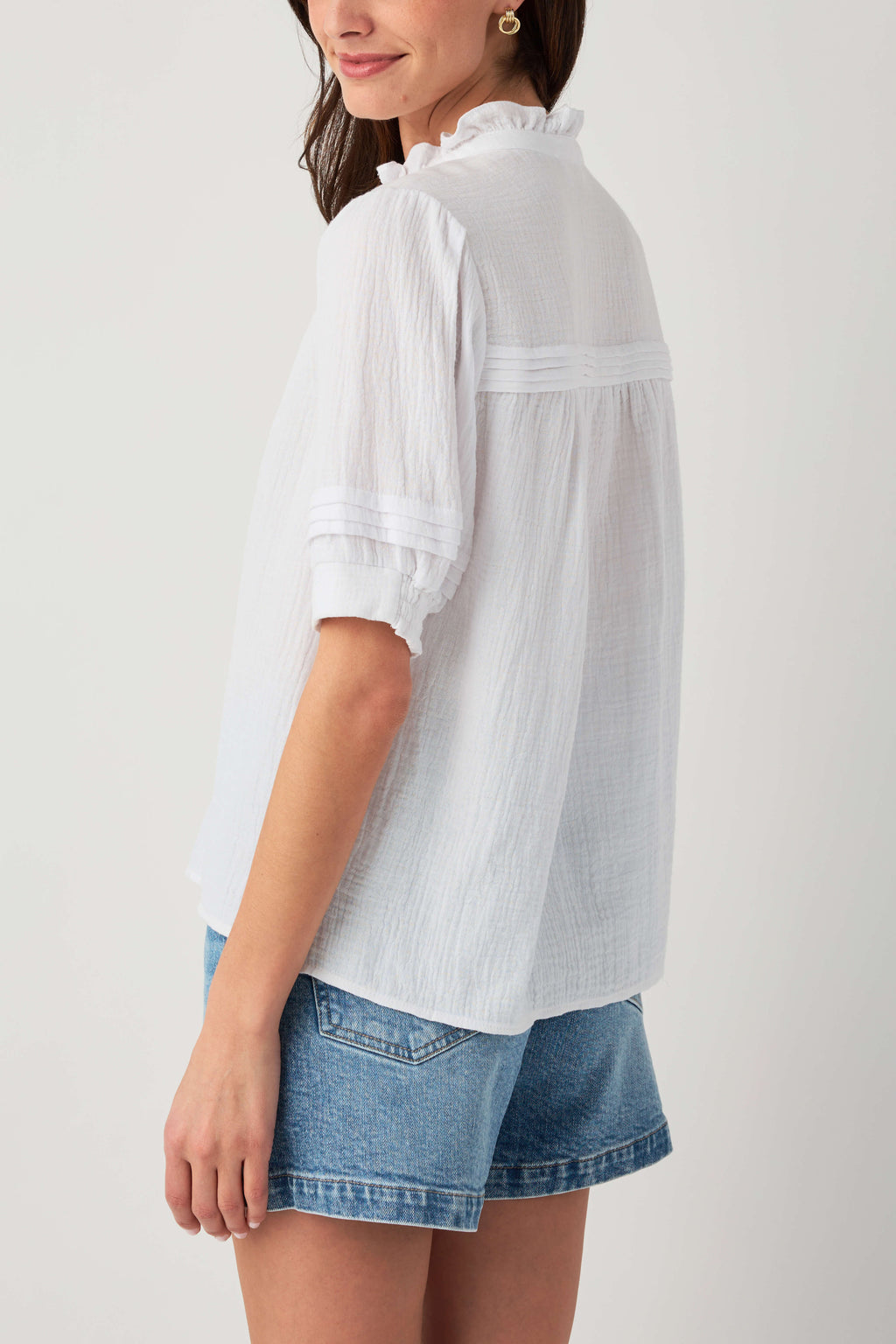 Fate Gauze Short Sleeve Top