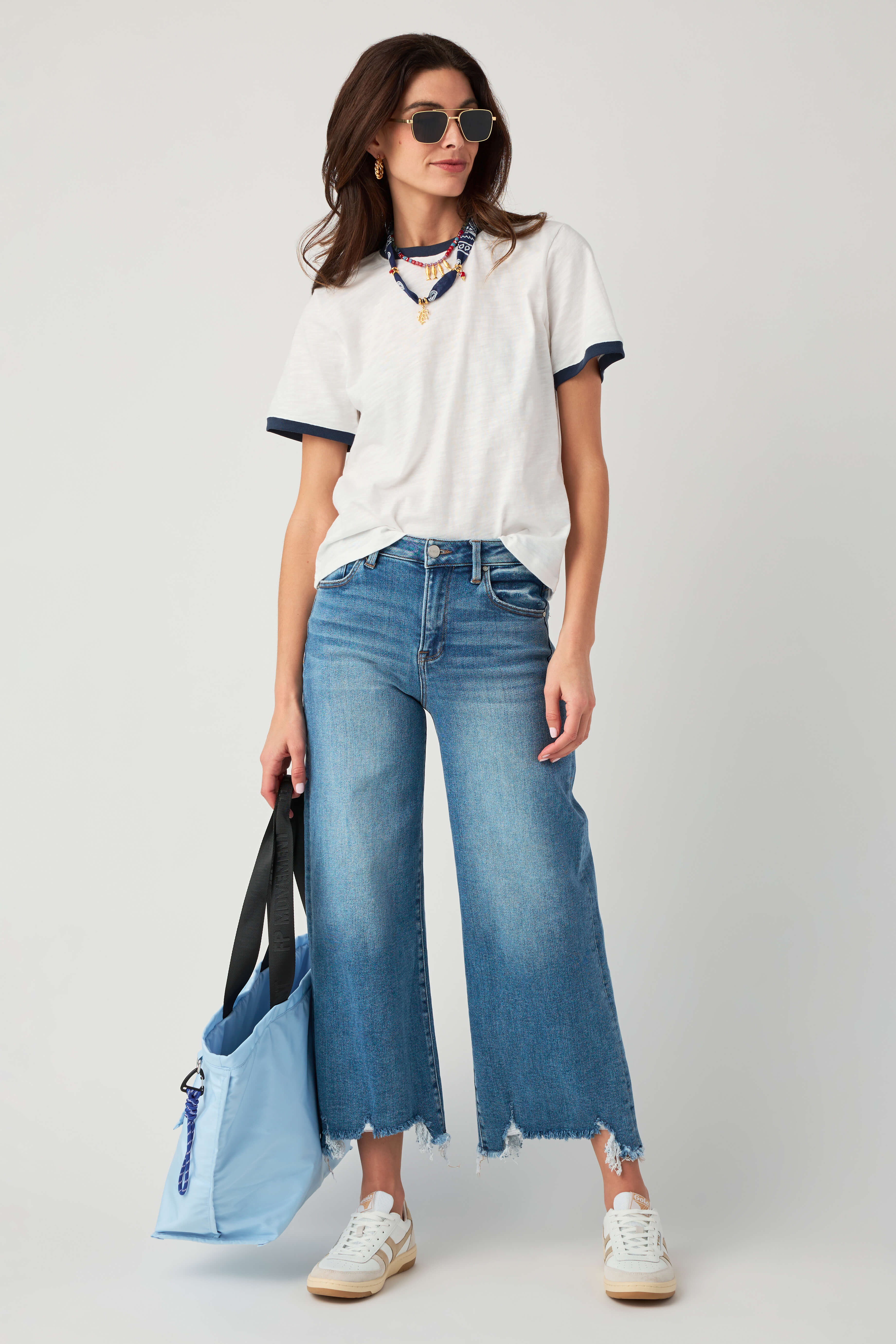 Miou Muse Essential Slub Ringer Tee