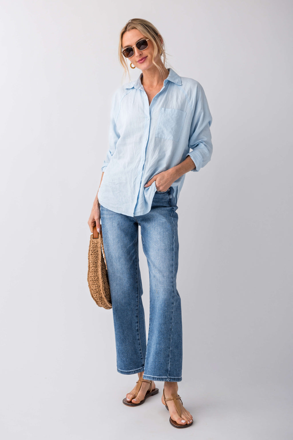 Z Supply The Perfect Linen Top