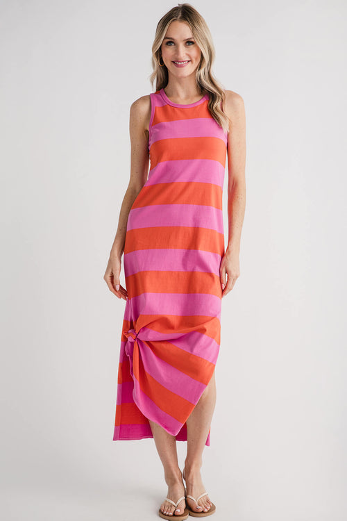 RD Style Striped Maxi Dress