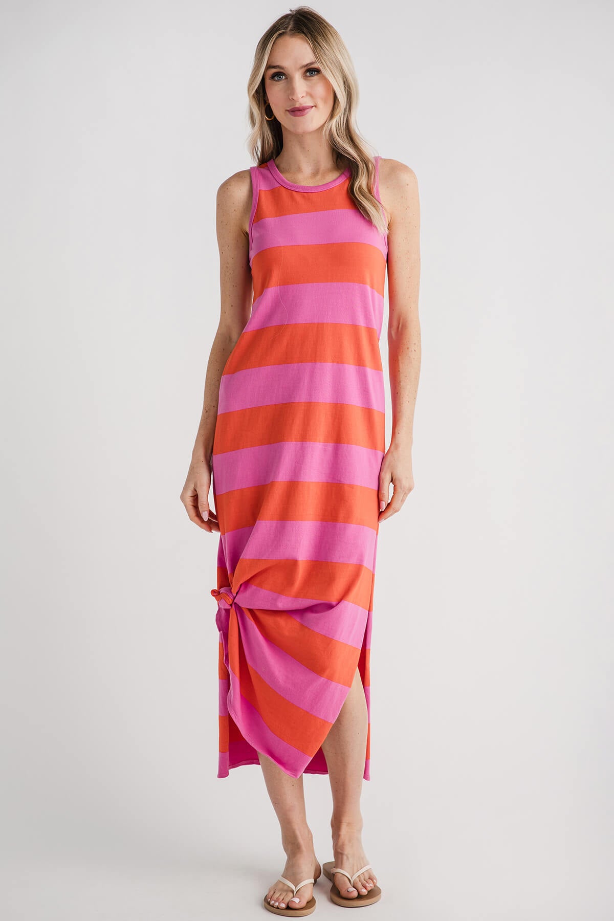 RD Style Striped Maxi Dress