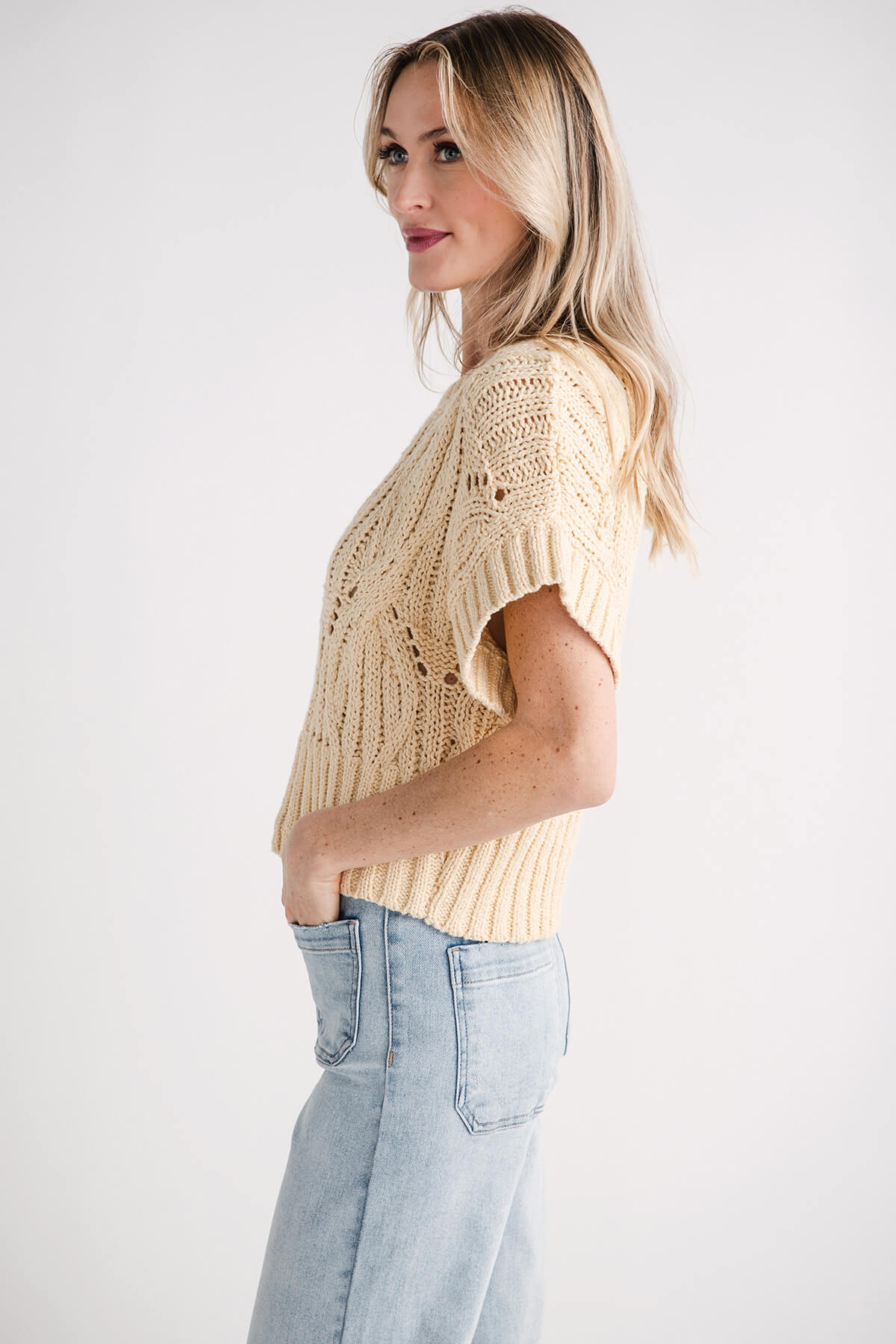 By Together Cali Crochet Top