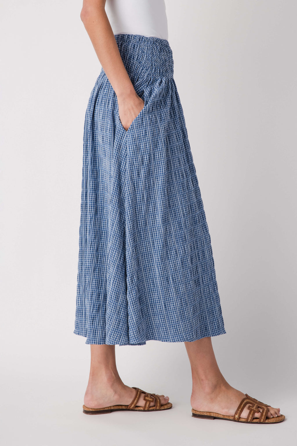 Raisonnel Gingham Maxi Skirt