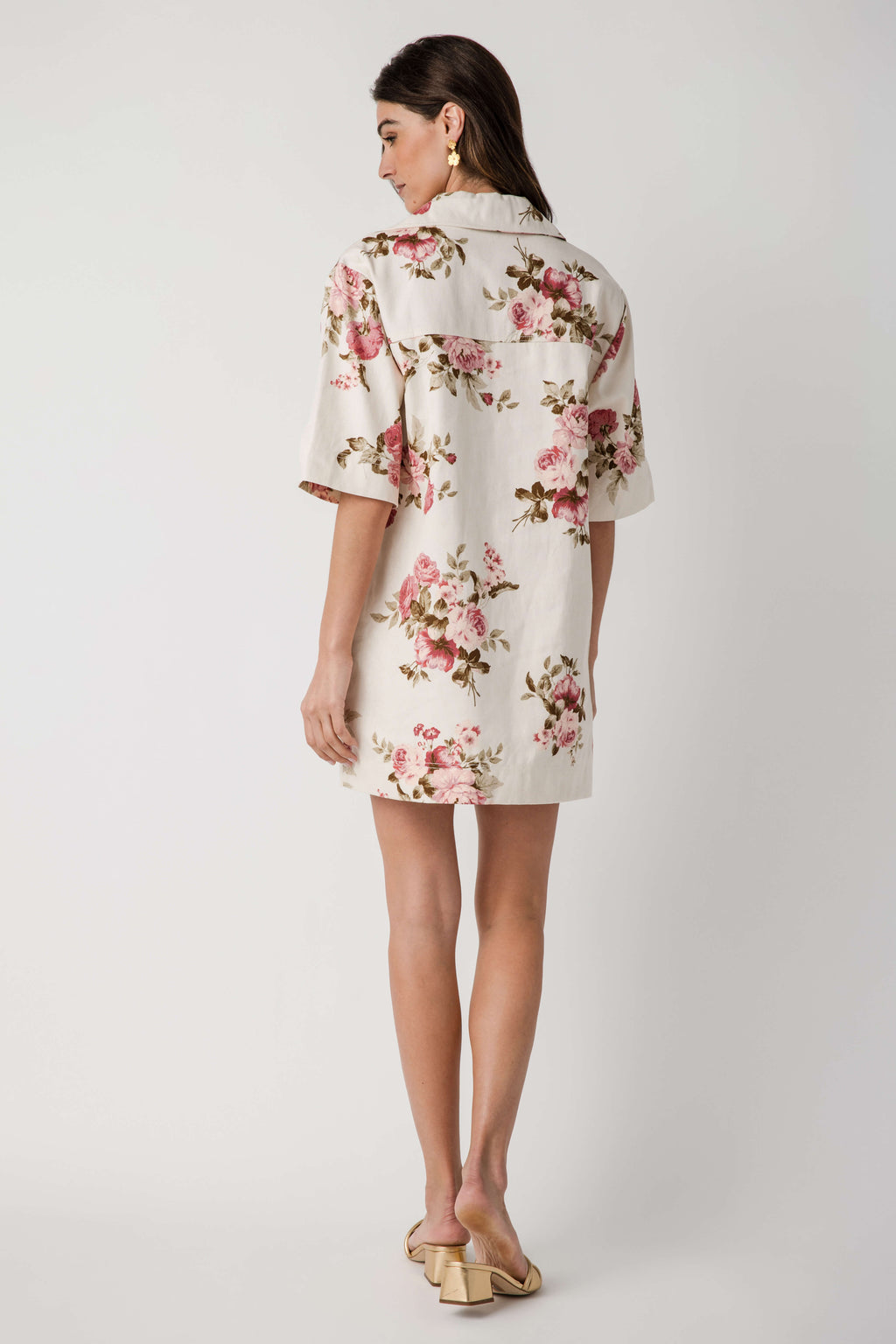 Olivaceous Floral Dress