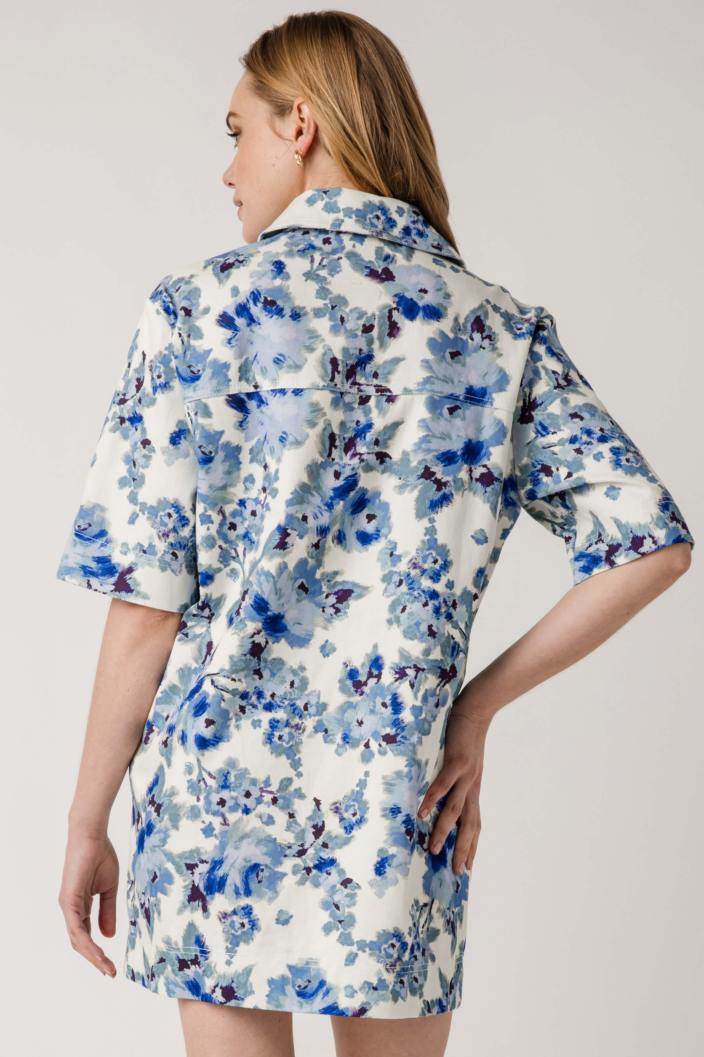 Olivaceous Floral Dress