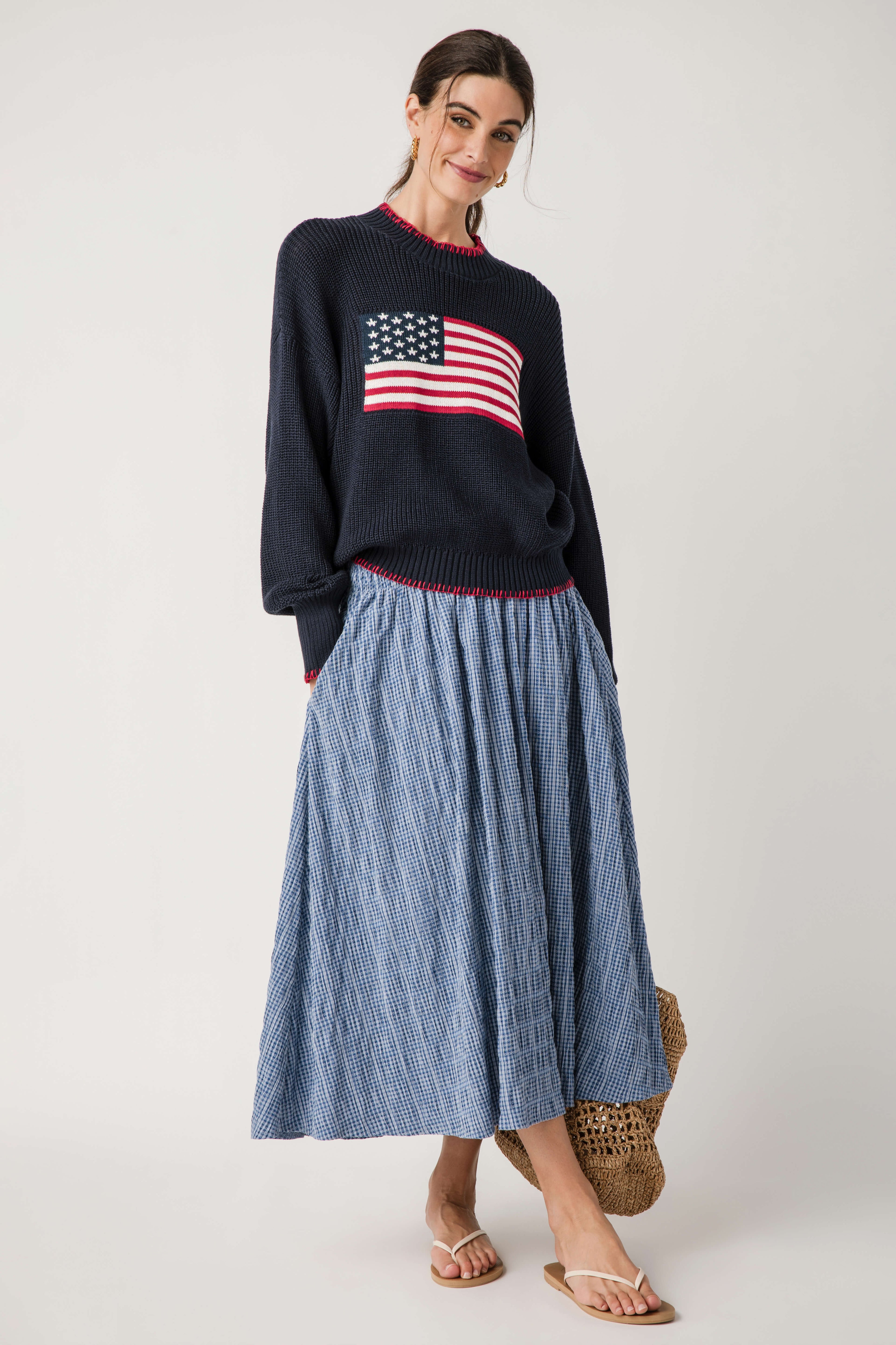By Together Americana Stitch Sweater