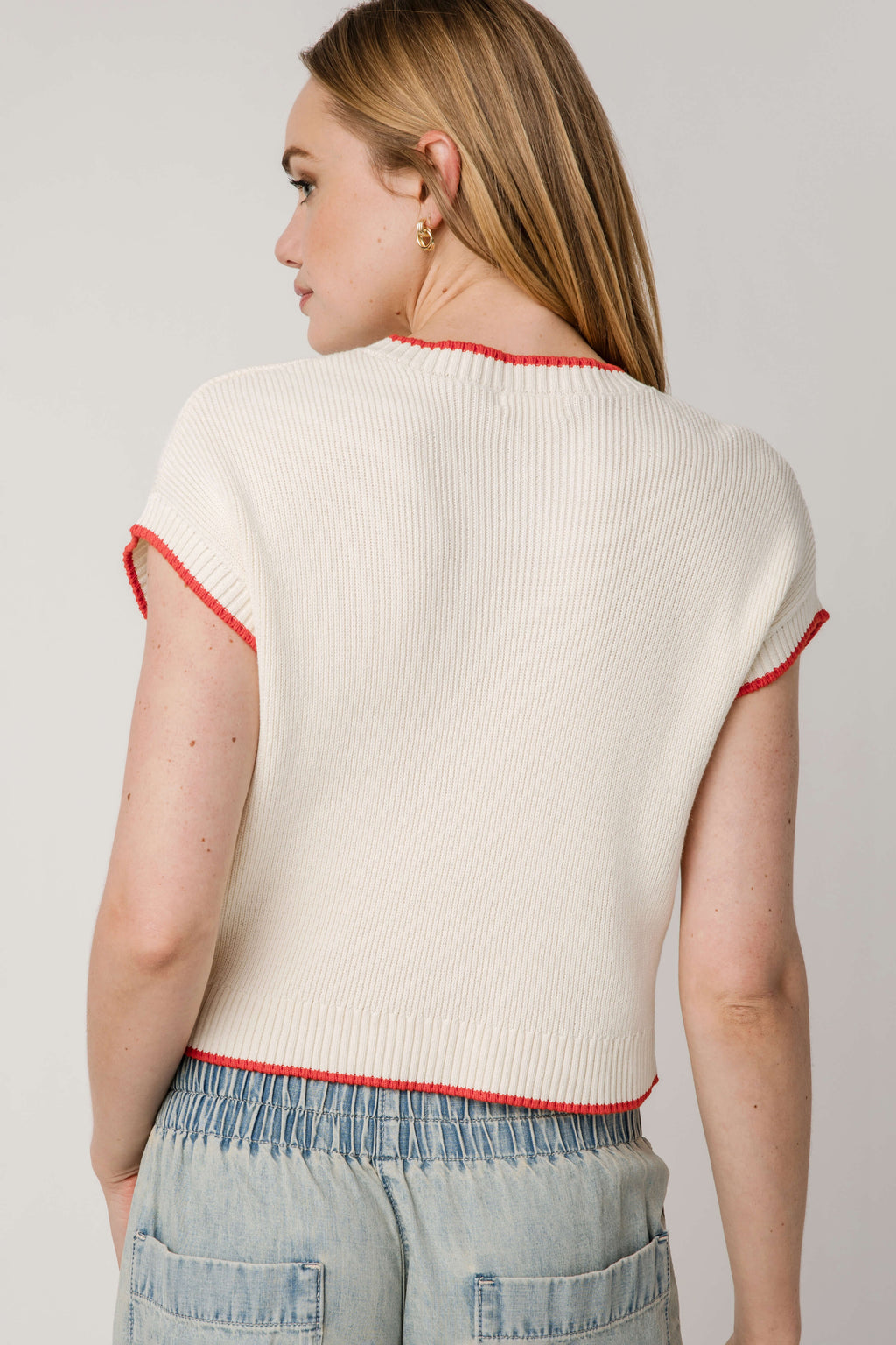 Z Supply Sleeveless Patriot Sweater