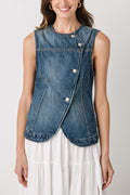 Free People Maris Denim Top