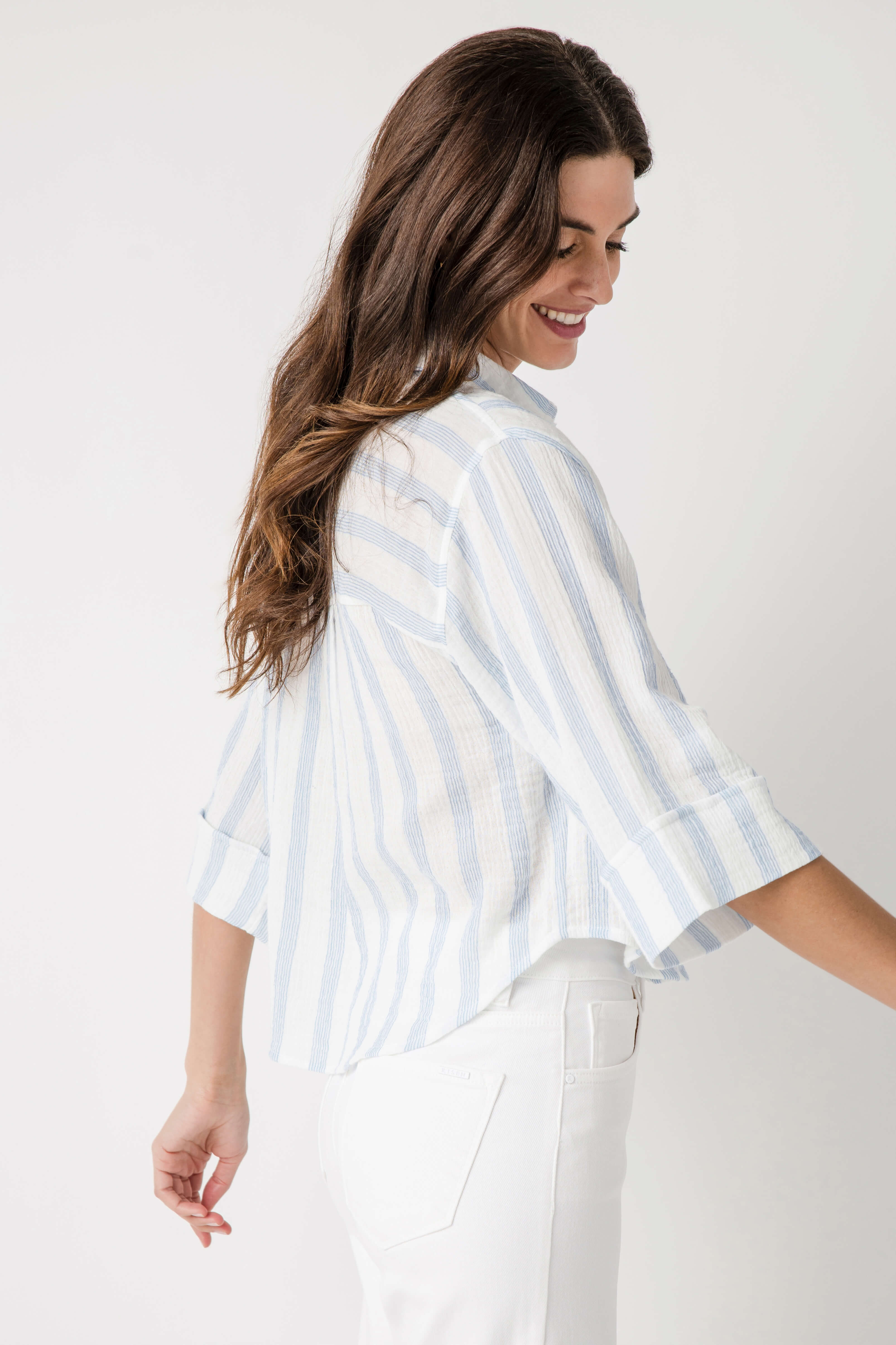 Z Supply Helena Striped Shirt