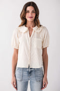 By Together Peter Pan Collar Top
