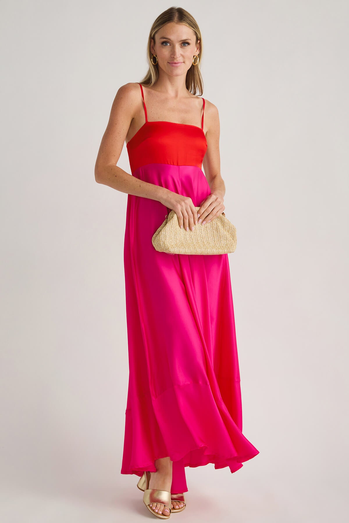 Olivaceous Savanah Colorblock Dress