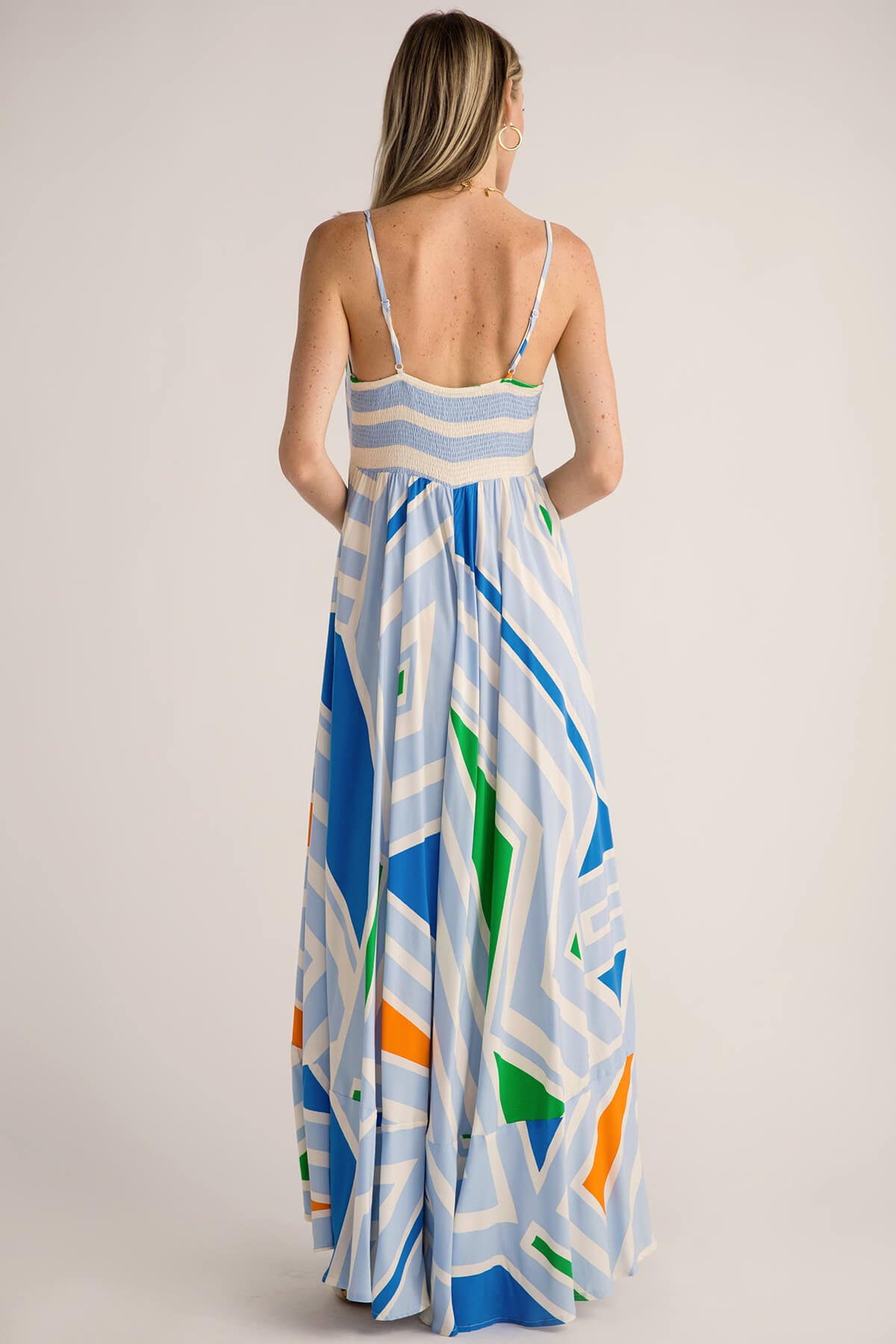 Olivaceous Sharon Midi Printed Dress