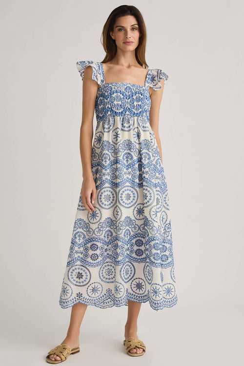 Sunday Up Embroidered Maxi Dress