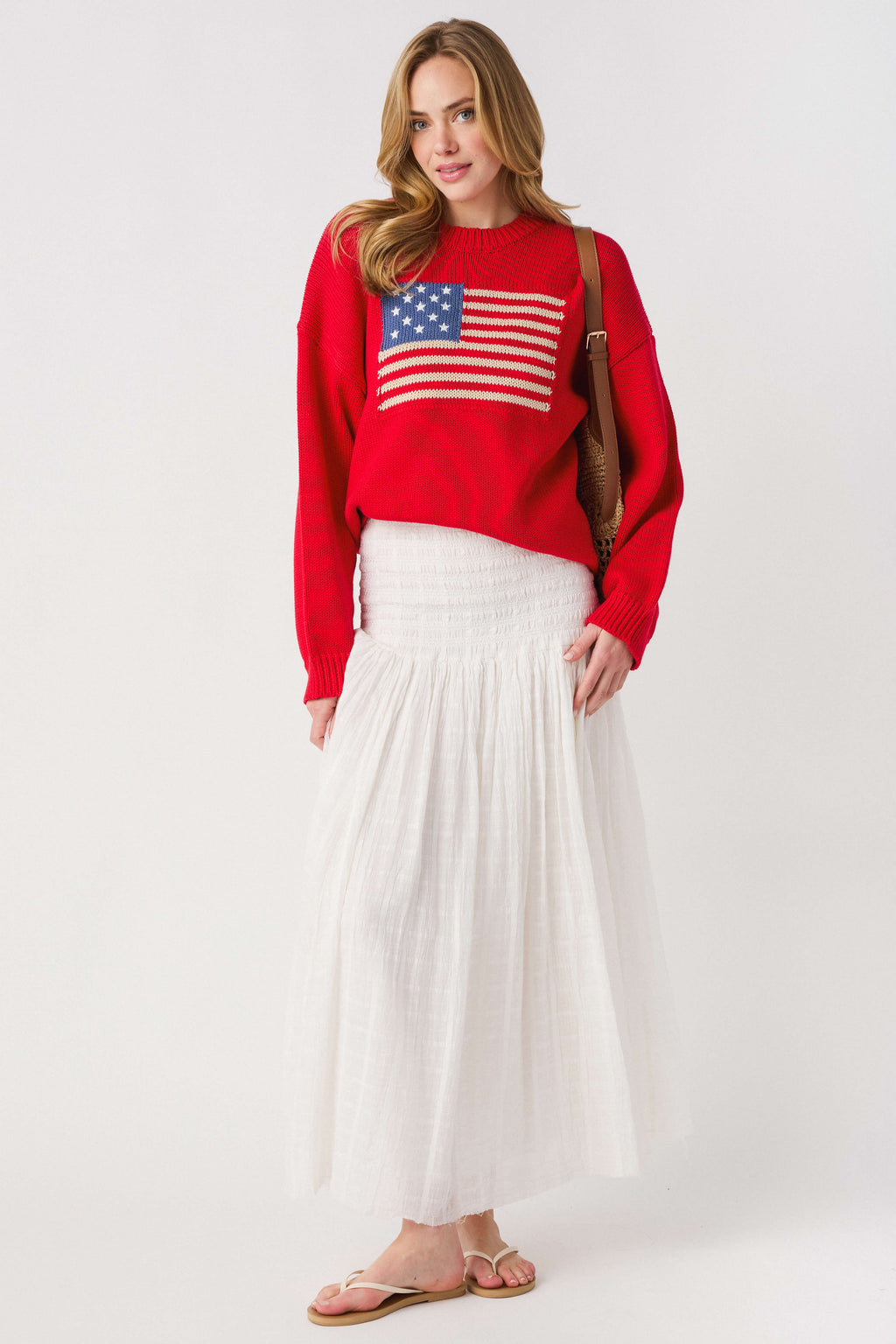 By Together Flag Crewneck Sweater