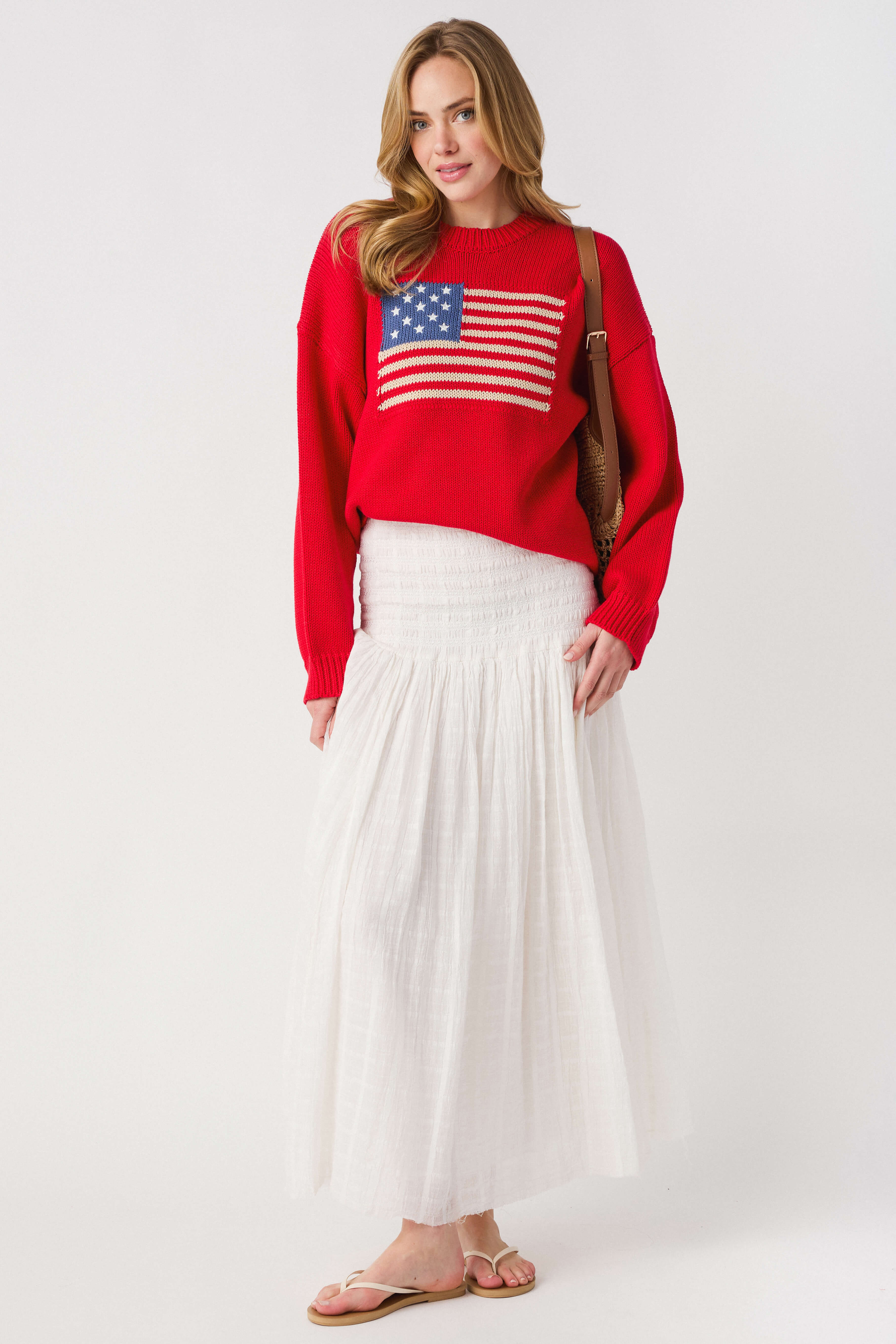 By Together Flag Crewneck Sweater