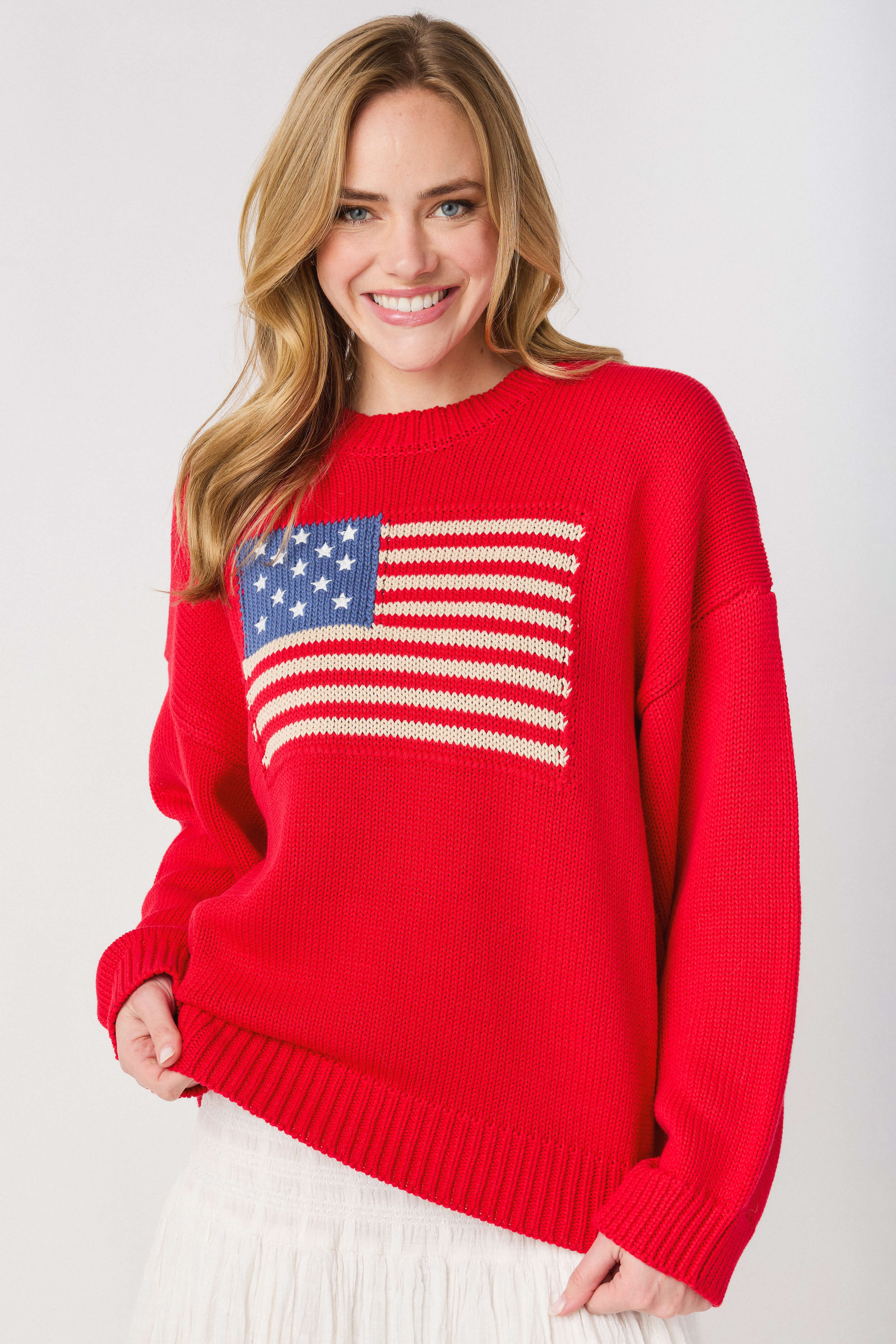By Together Flag Crewneck Sweater – Social Threads