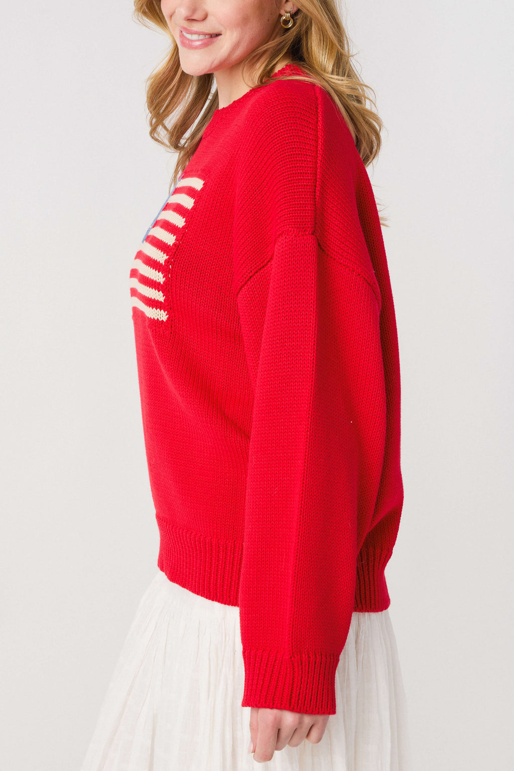 By Together Flag Crewneck Sweater