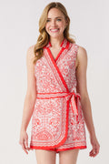Skies Are Blue Printed Romper