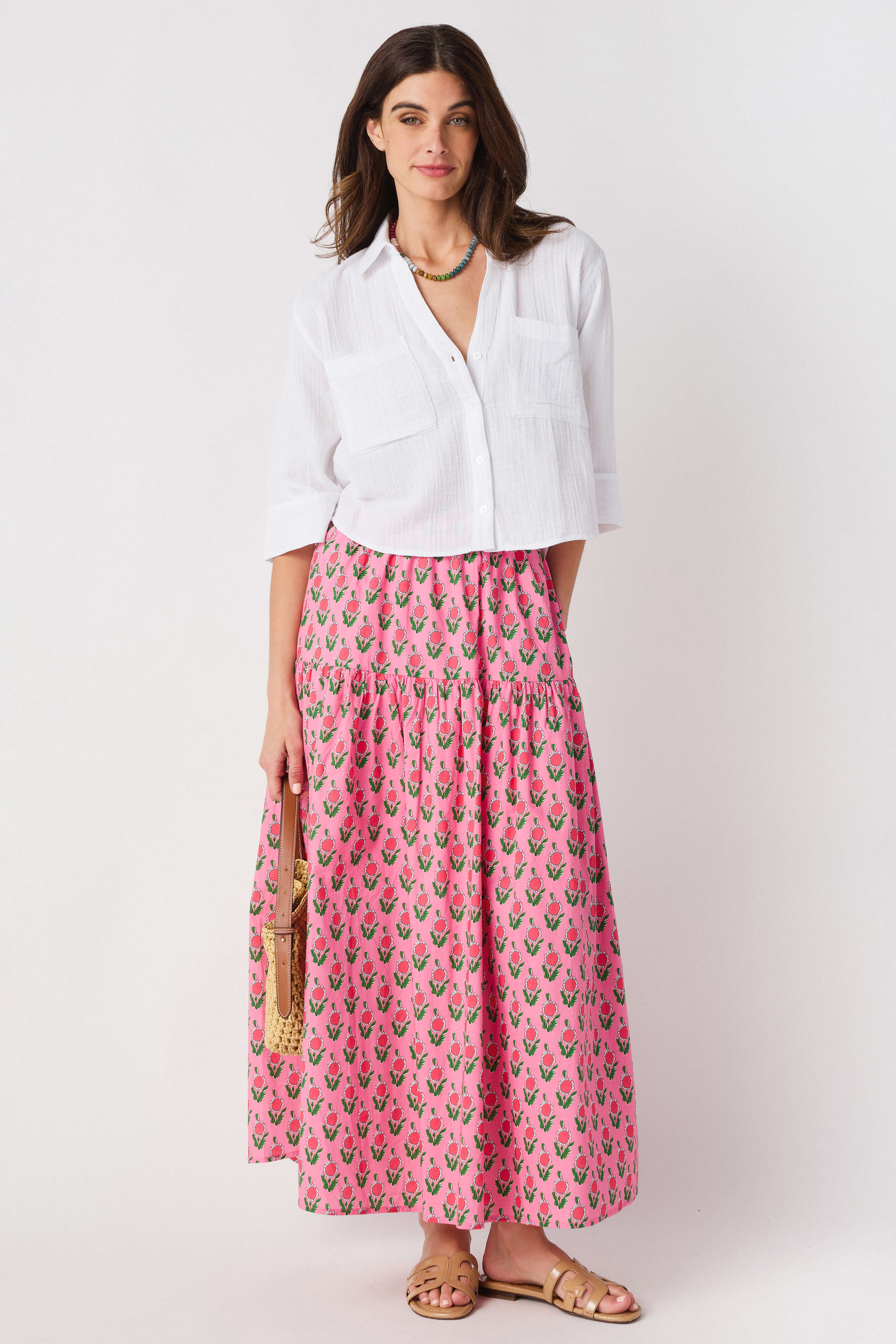 Jodifl Floral Maxi Skirt
