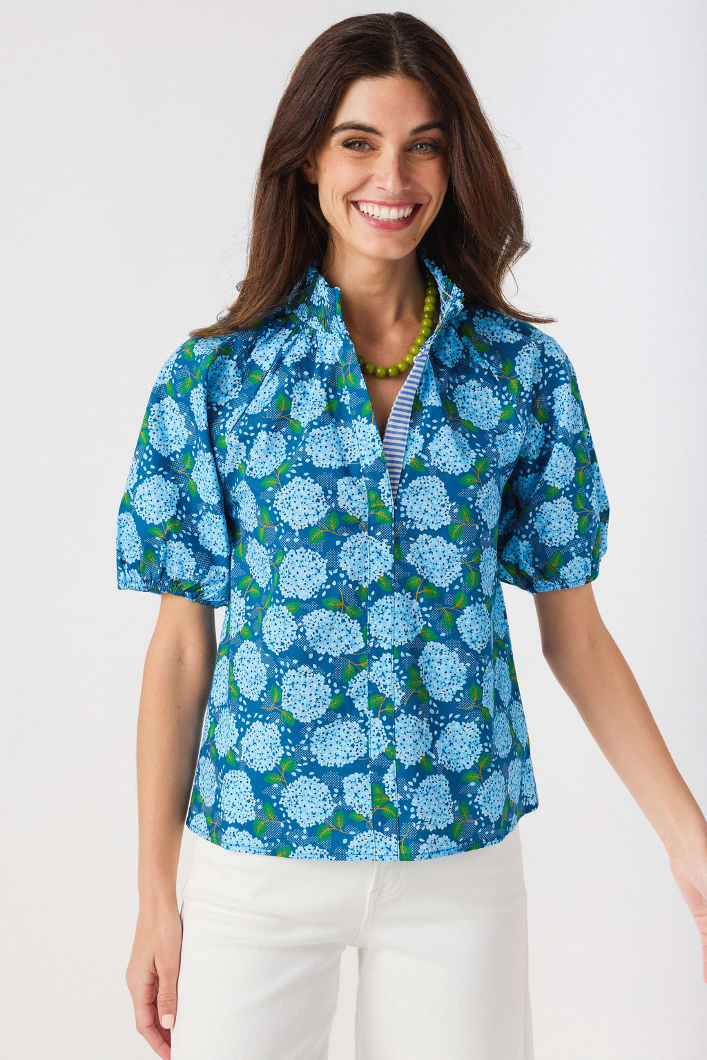 THML Hydrangea Print Top