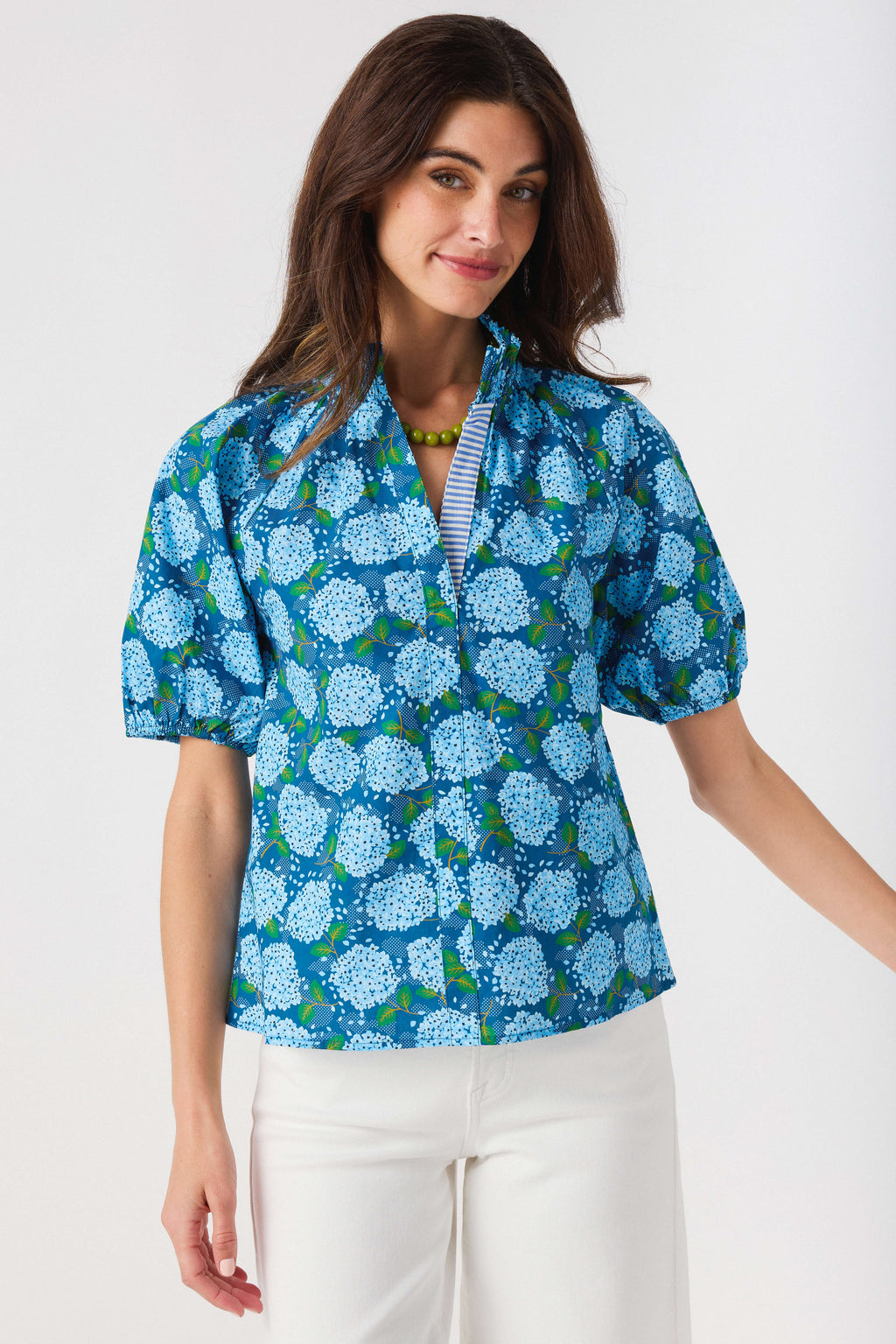THML Hydrangea Print Top