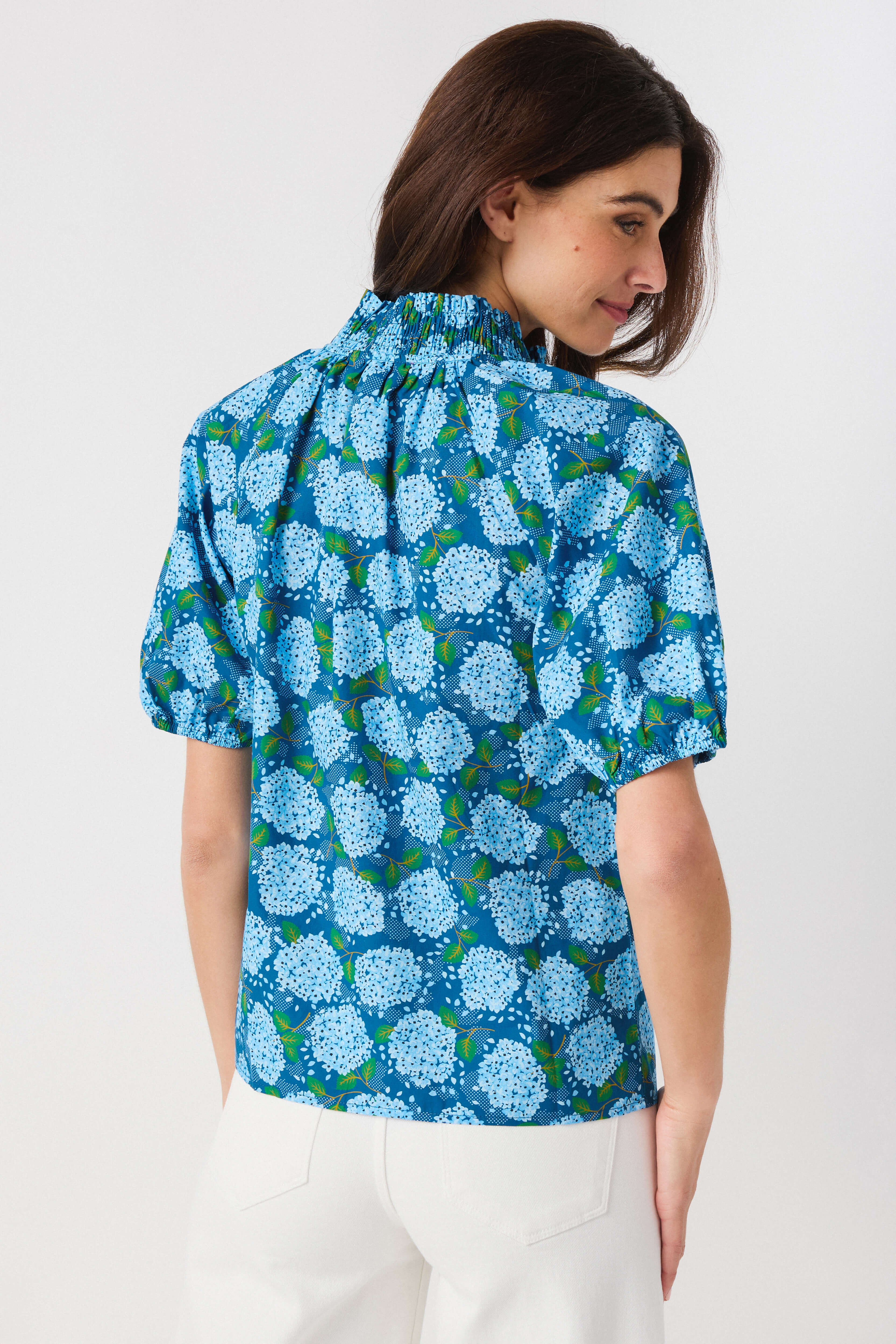 THML Hydrangea Print Top