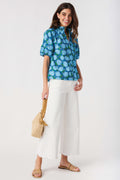 Risen Lacey High Rise Crop Wide Hem Pants