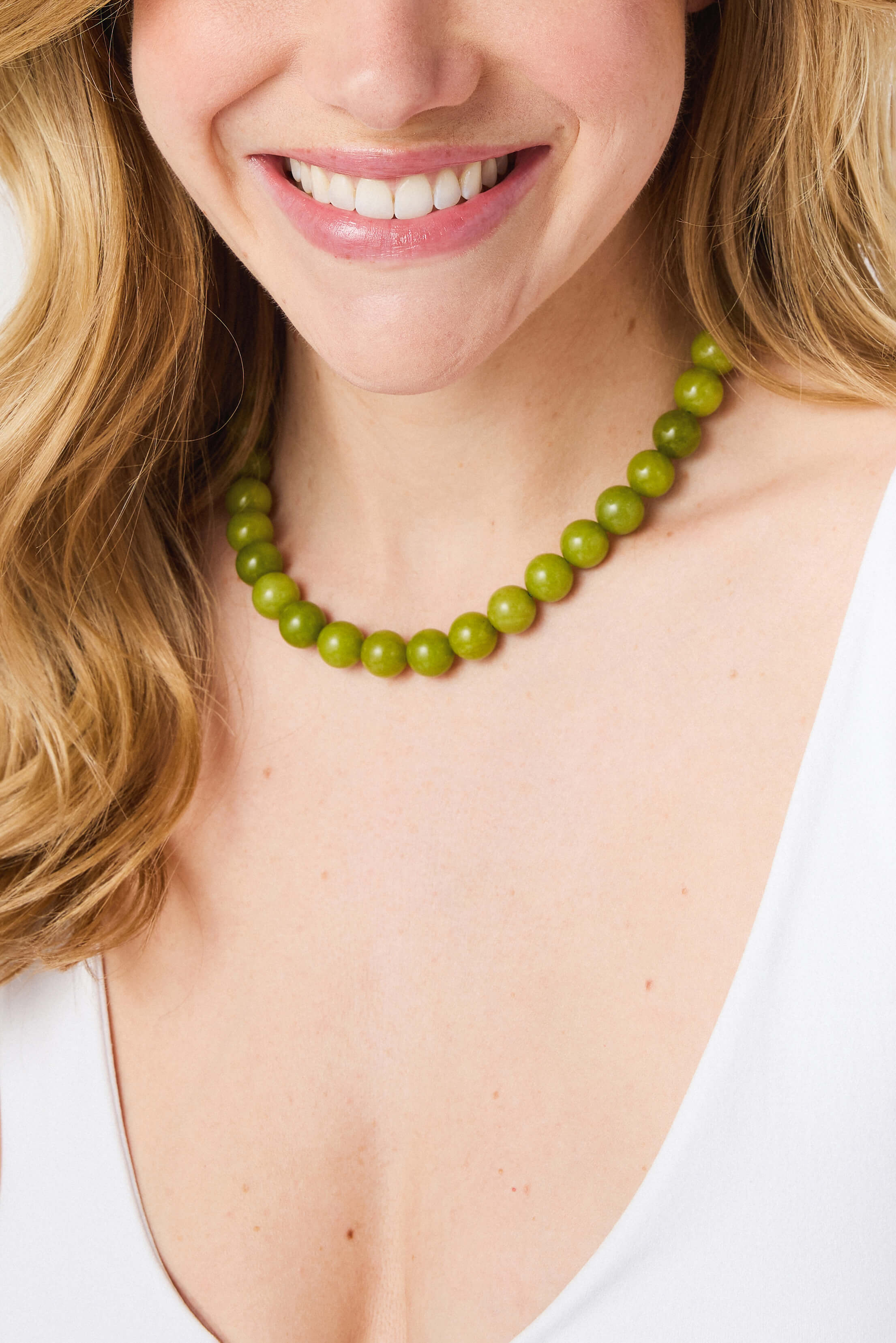 MKS Crystal Beaded Necklace