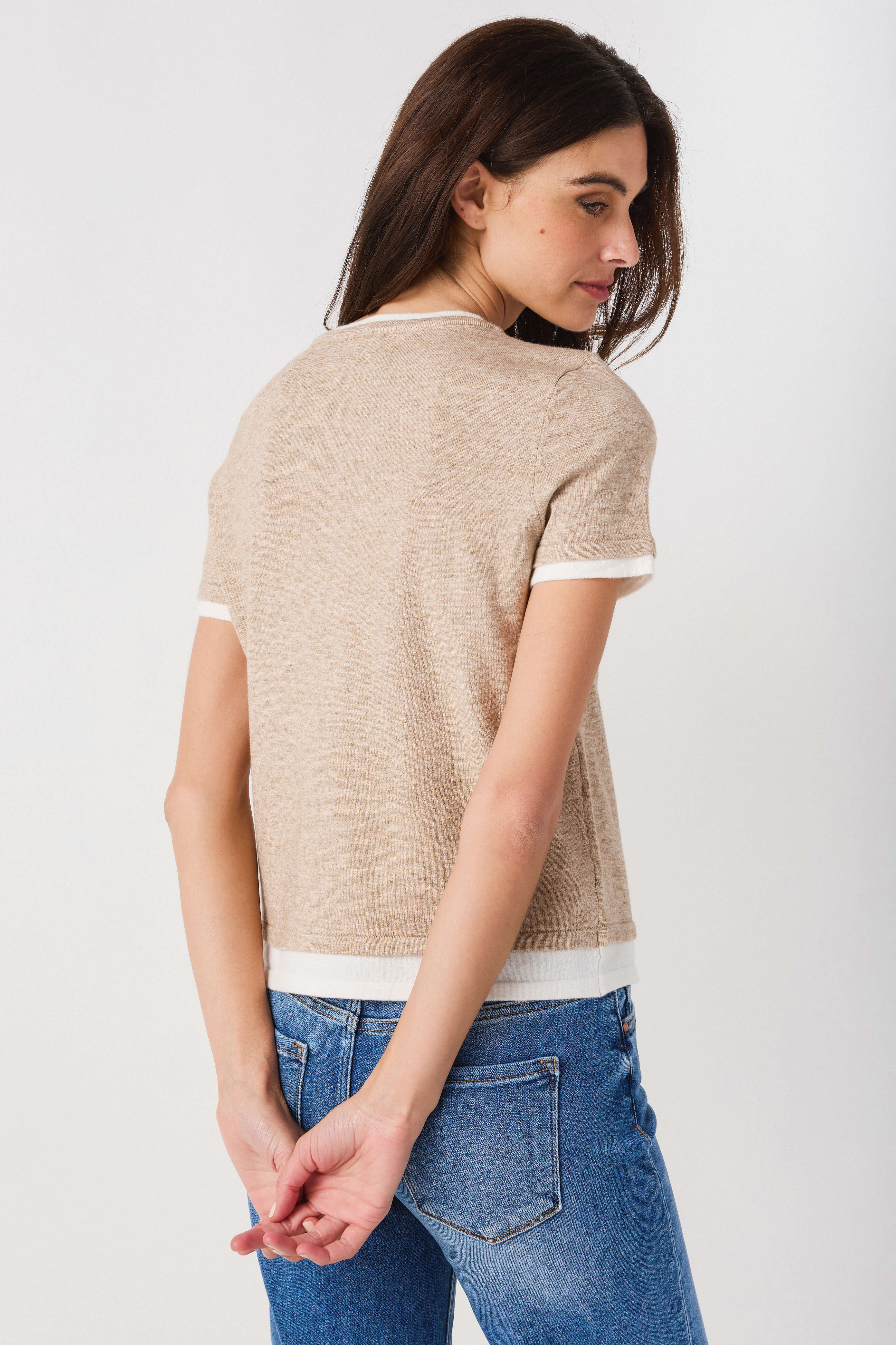 Pinch Double Layered Knit Top – Social Threads