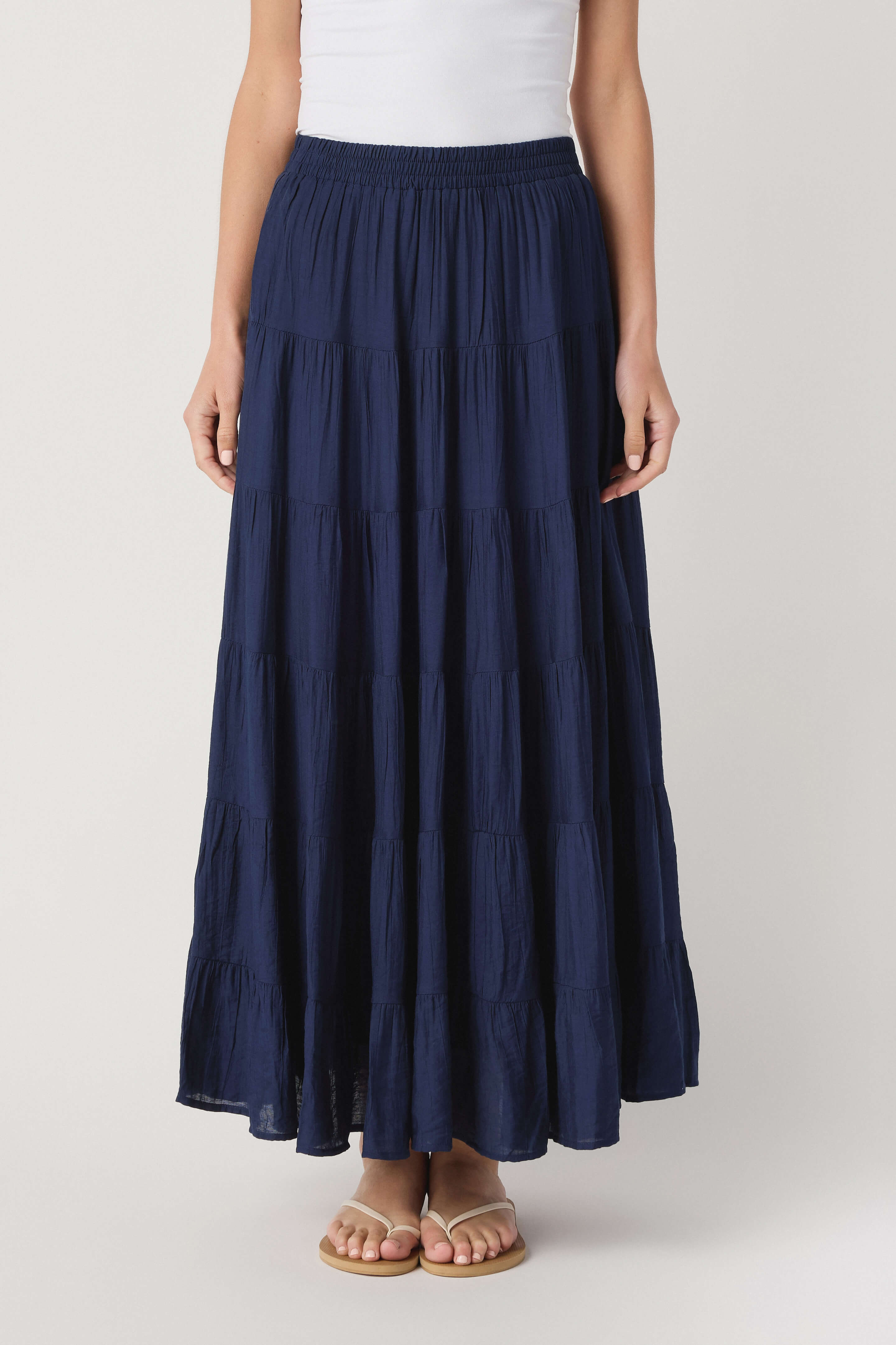 Forte Tiered Maxi Skirt