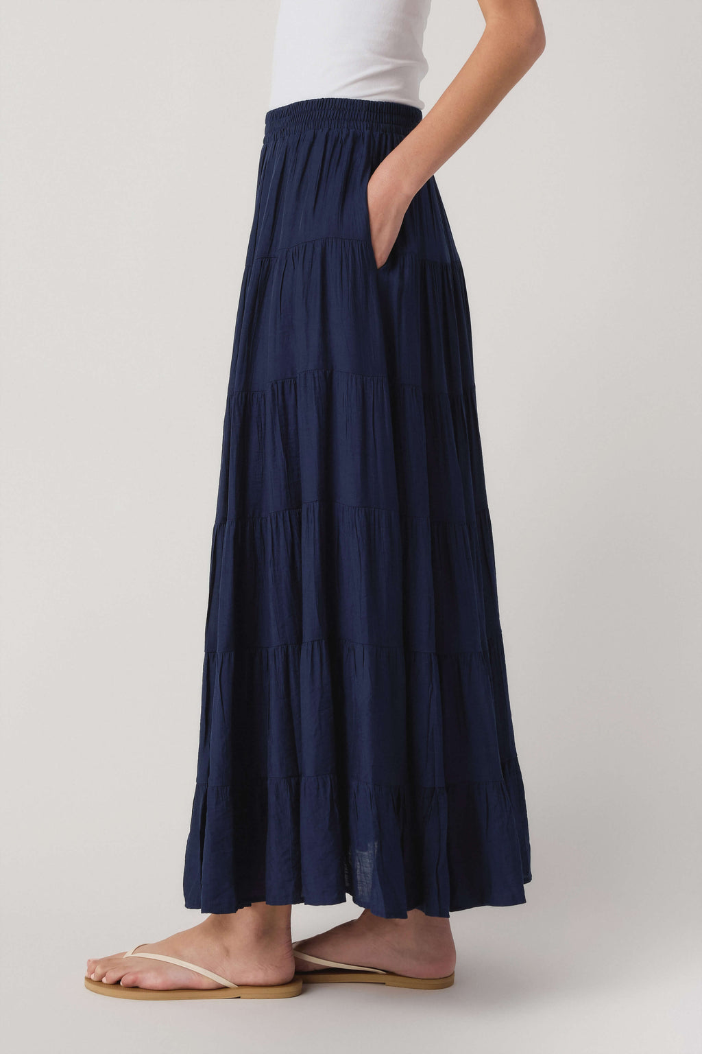 Forte Tiered Maxi Skirt