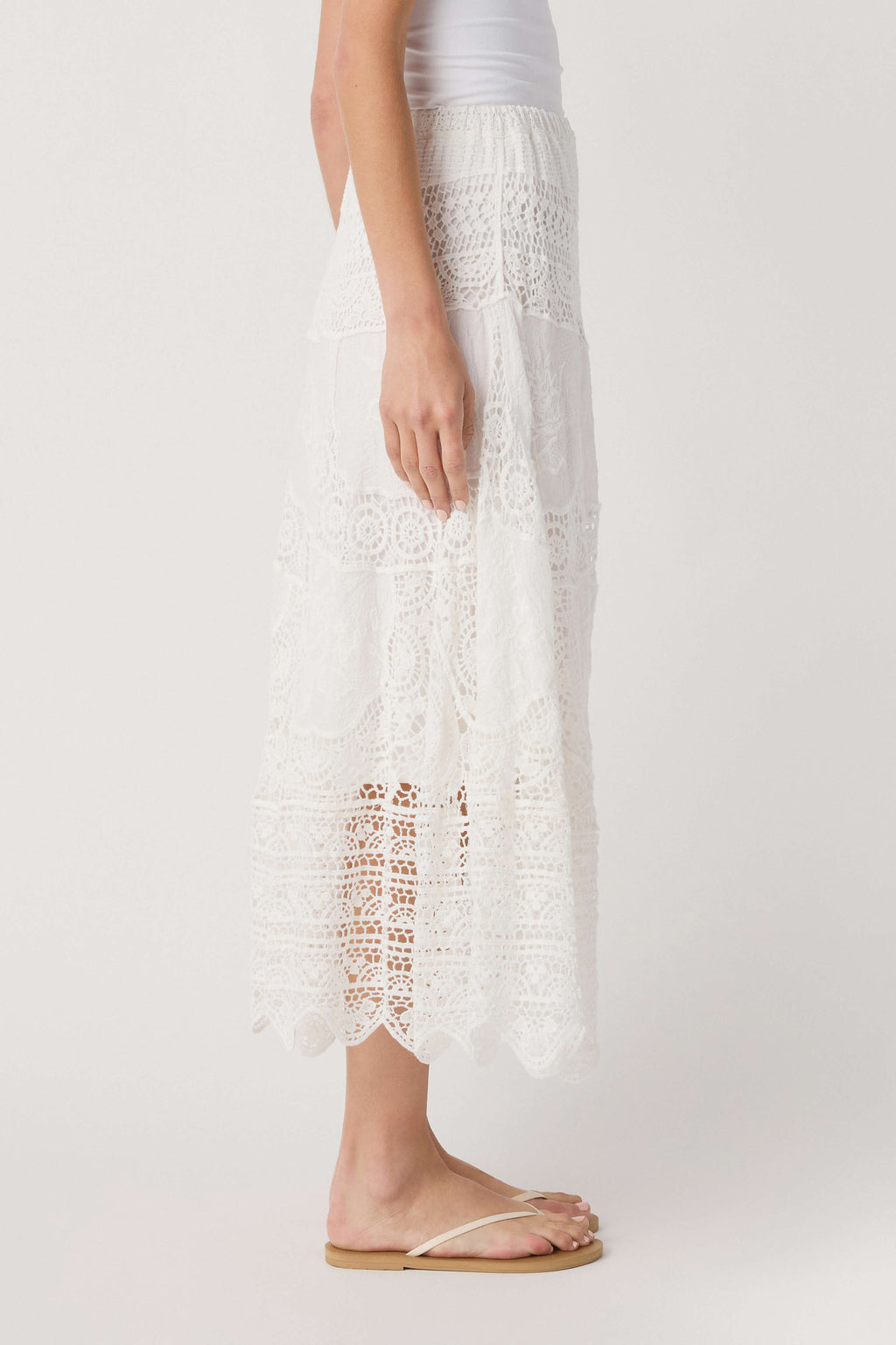 Hem & Thread Crochet Maxi Skirt