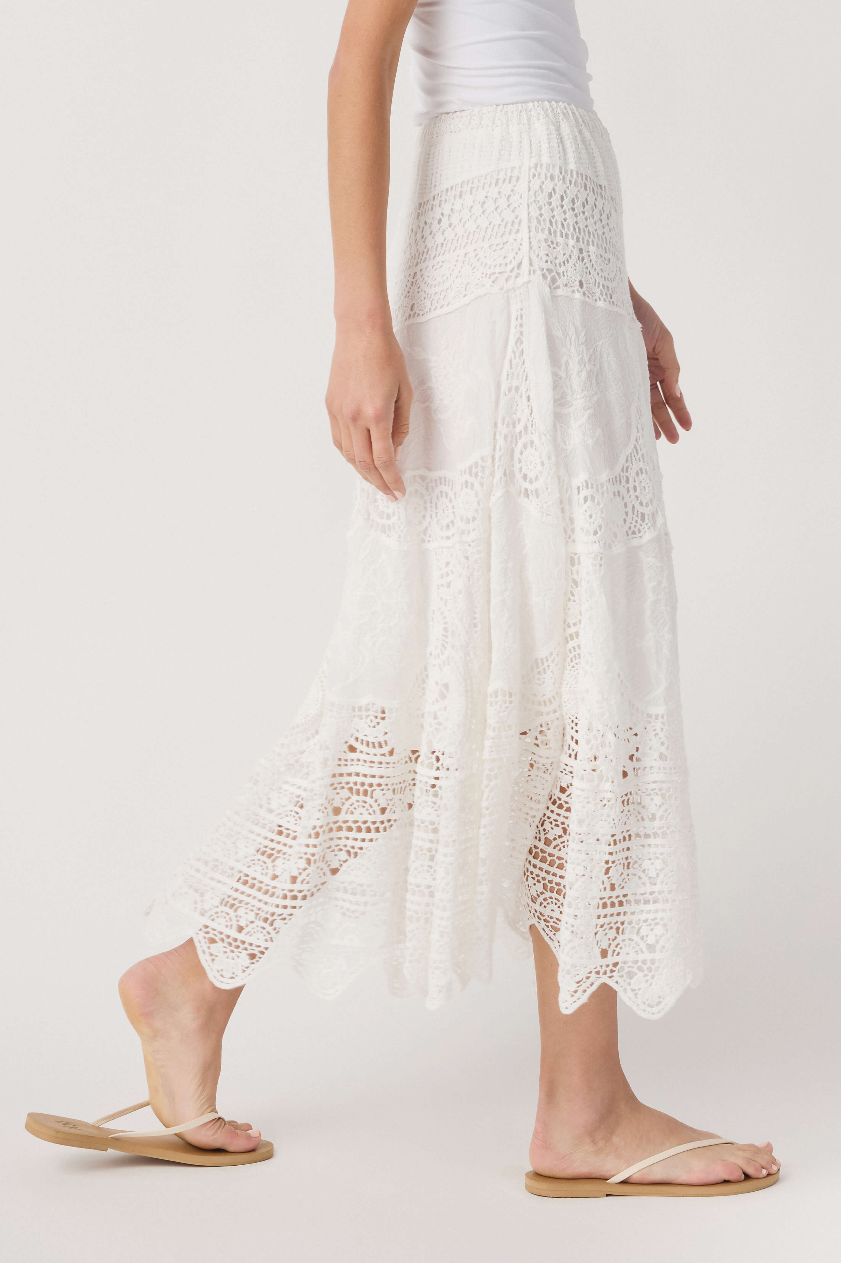 Hem & Thread Crochet Maxi Skirt