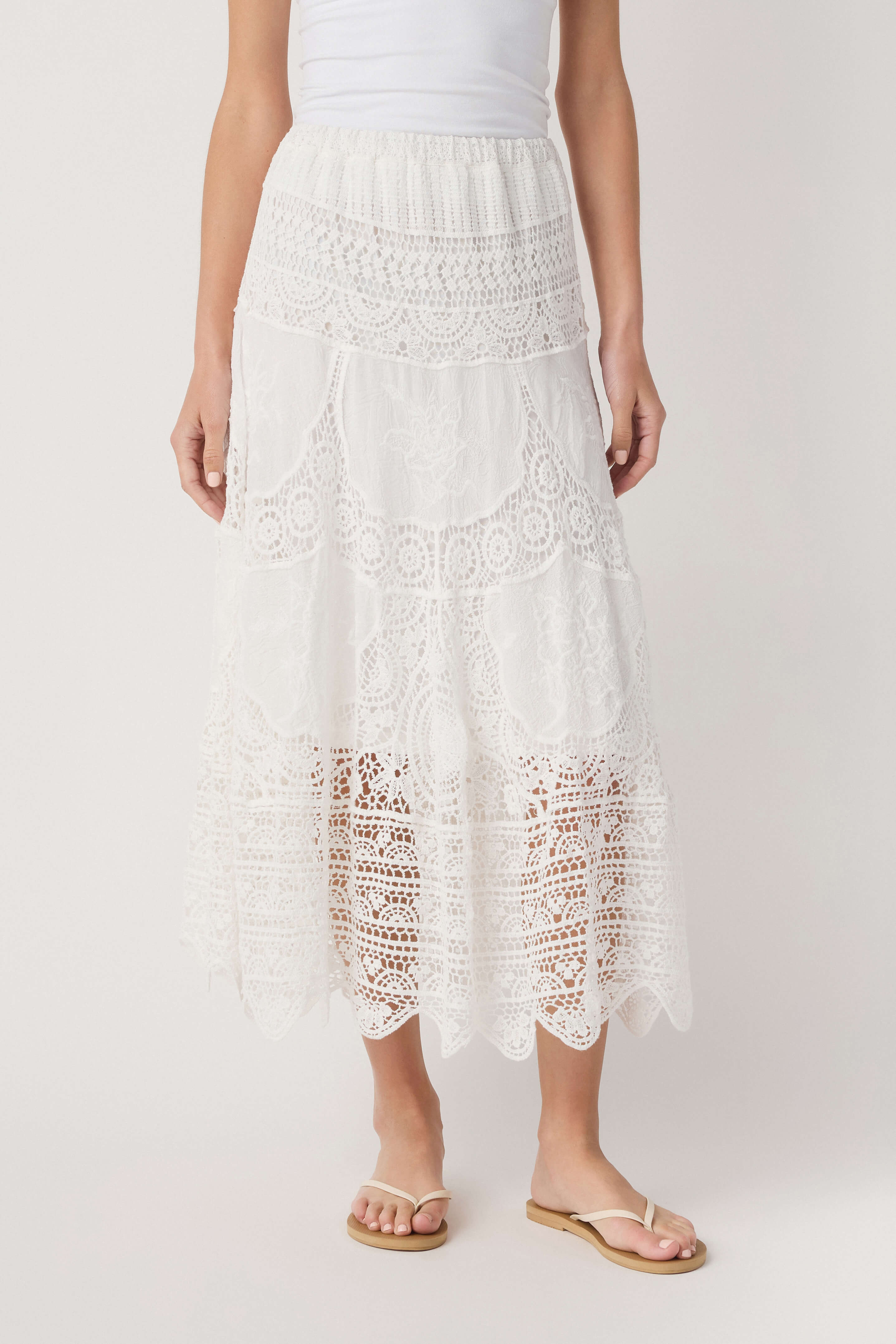 Hem & Thread Crochet Maxi Skirt