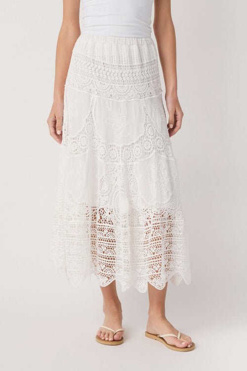 Hem & Thread Crochet Maxi Skirt