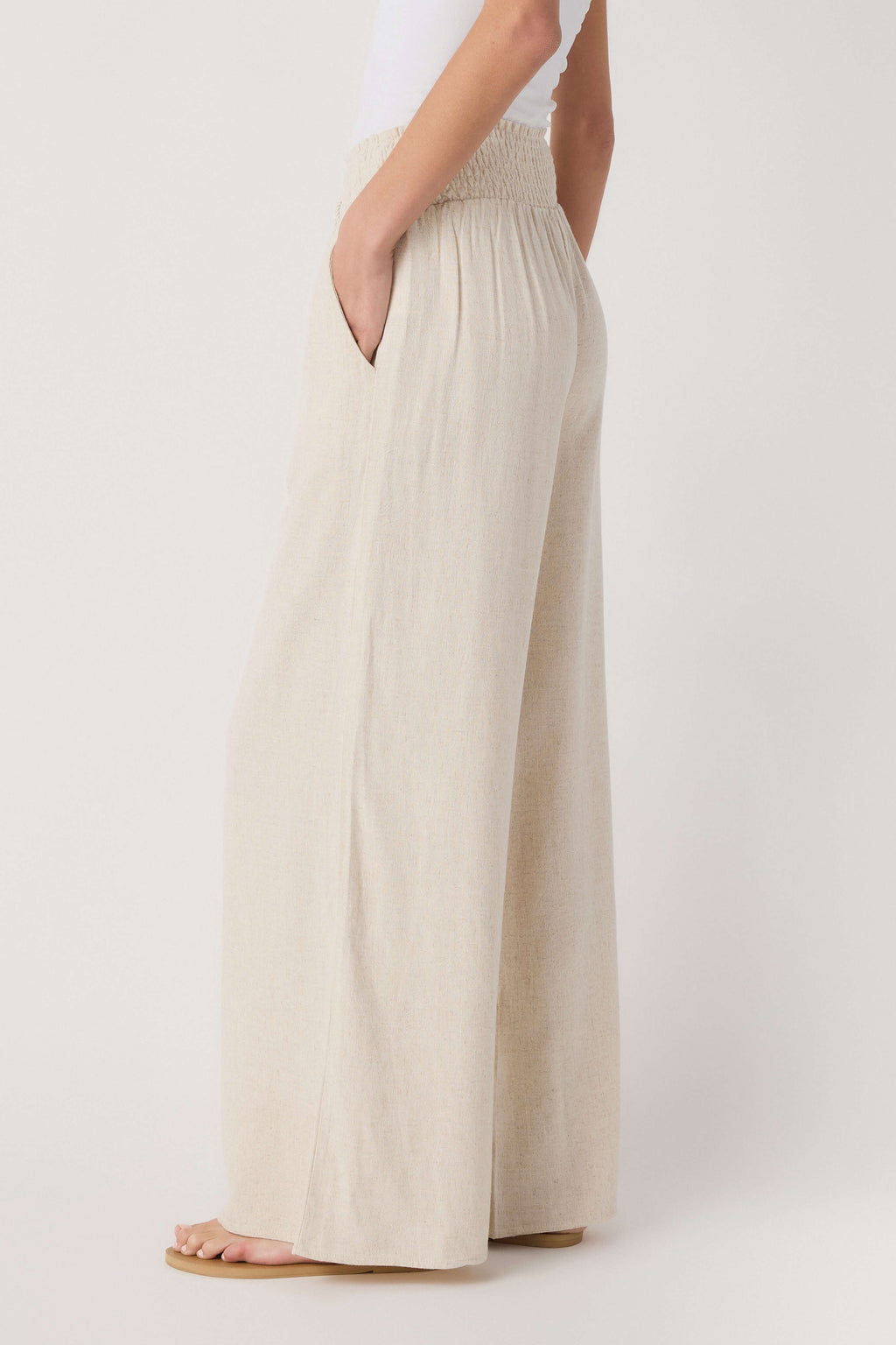 Miou Muse Smocked Waist Pants