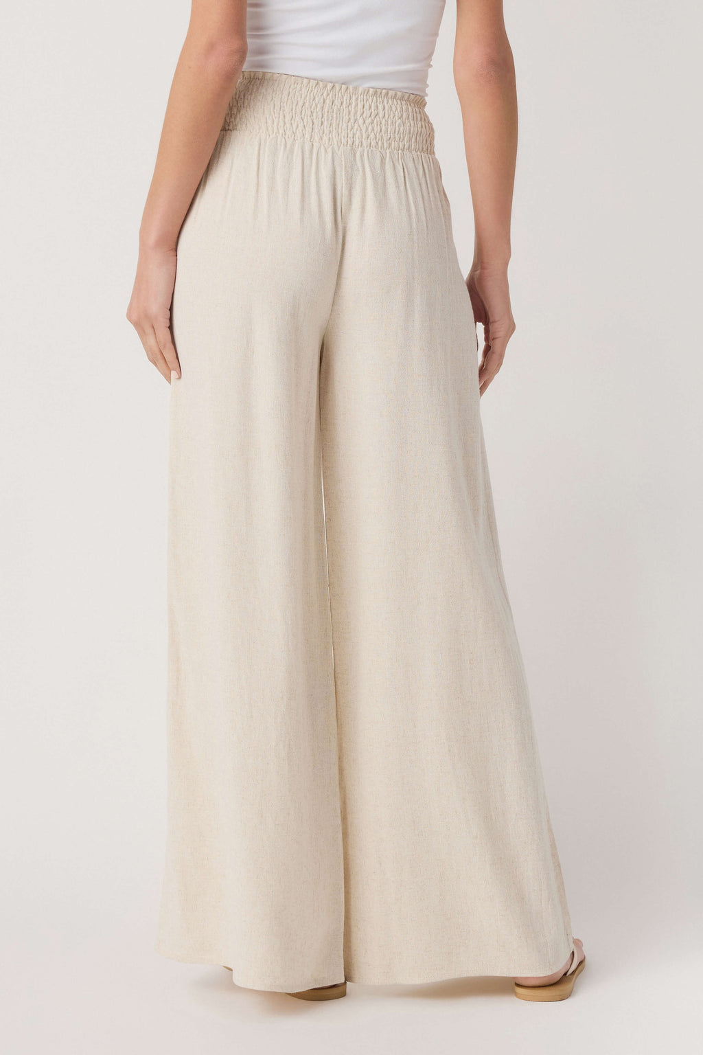 Miou Muse Smocked Waist Pants