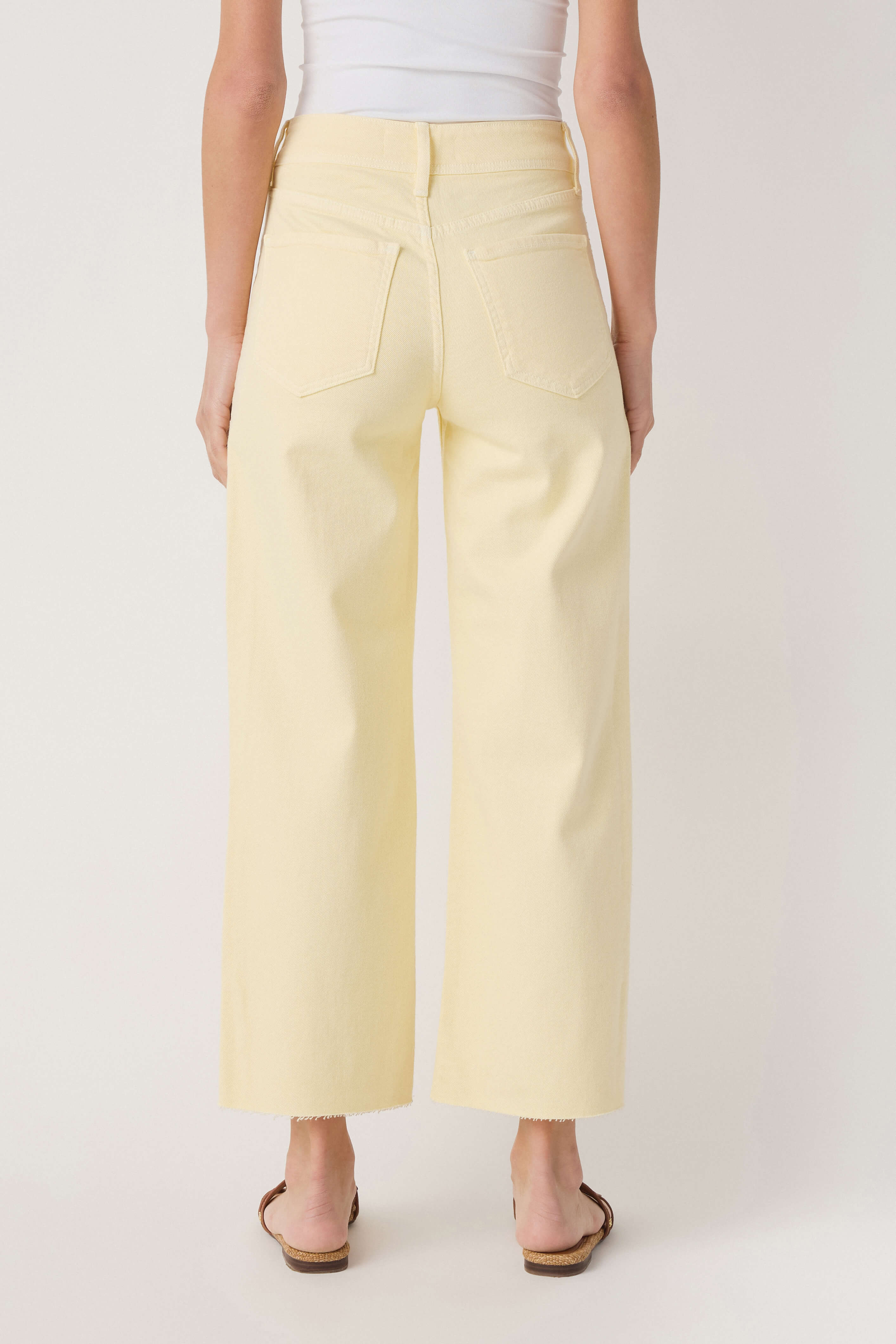 Just Black Denim High Rise Utility Wide Leg Jeans