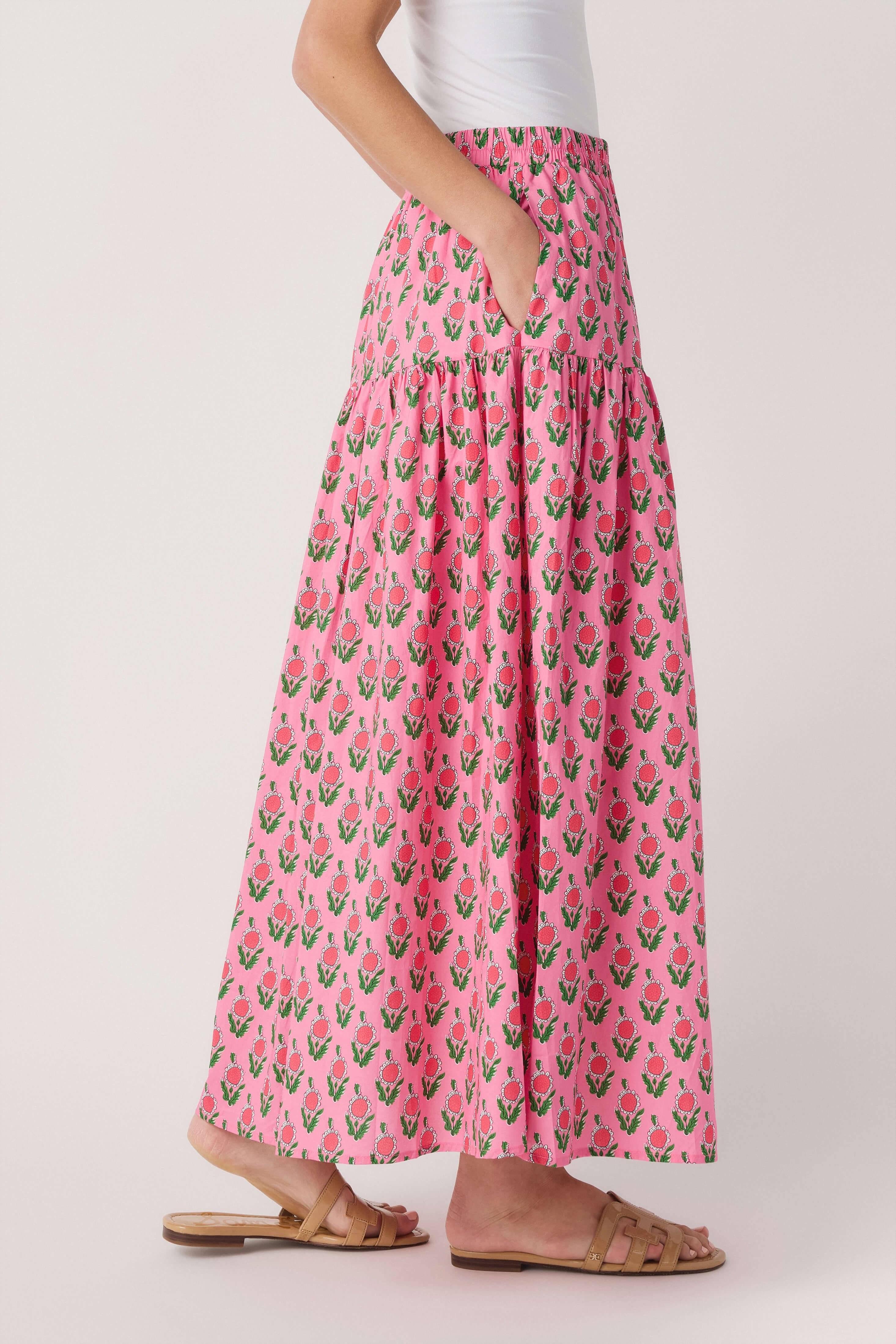 Jodifl Floral Maxi Skirt