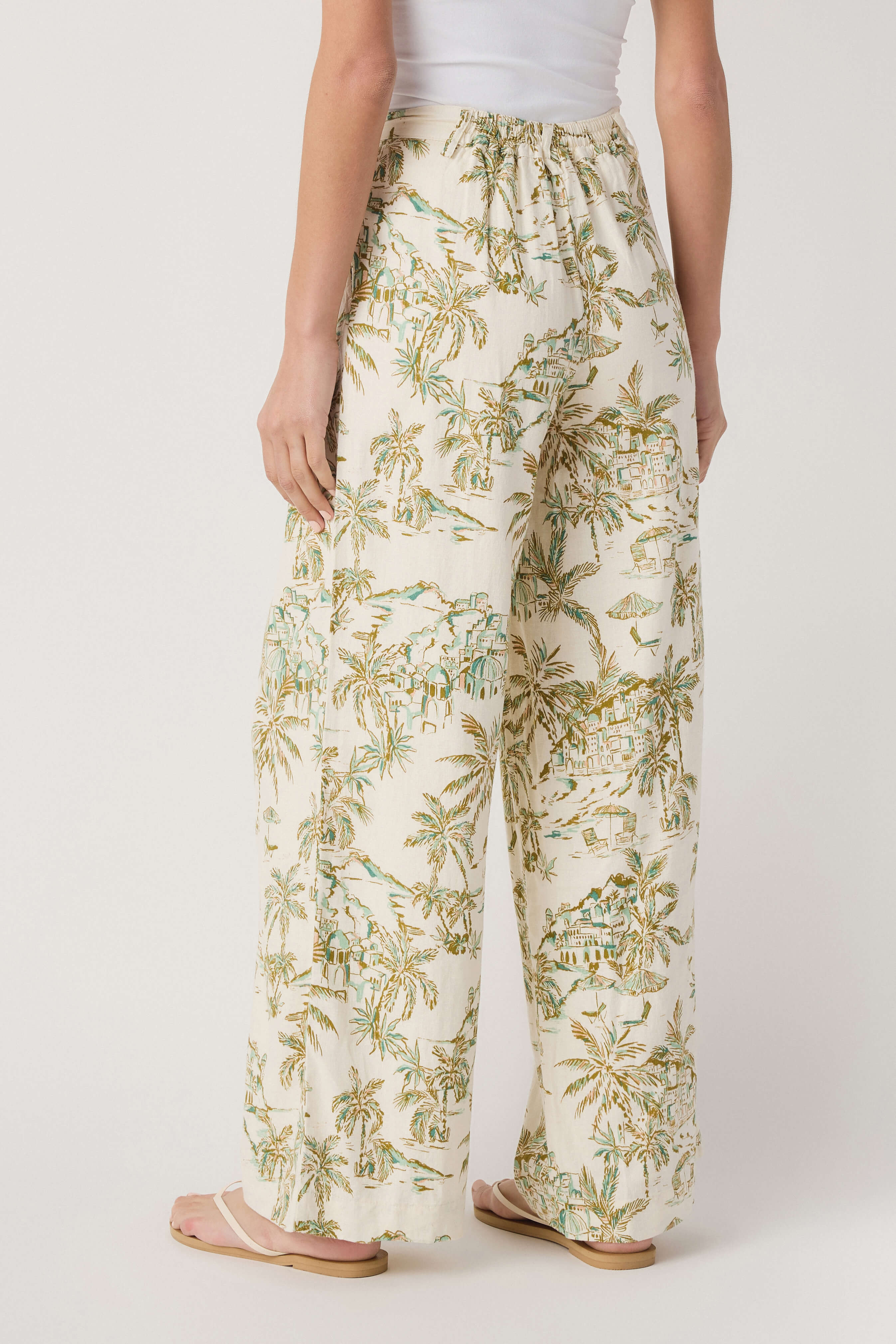 Z Supply Overlook Tiki Tide Linen Pant
