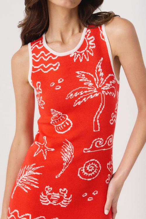 Promesa Nautical Midi Sweater Dress